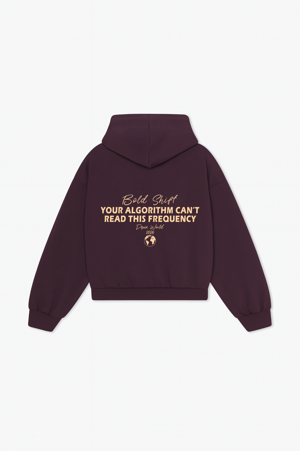 Algorithm Burgundy Hoodie