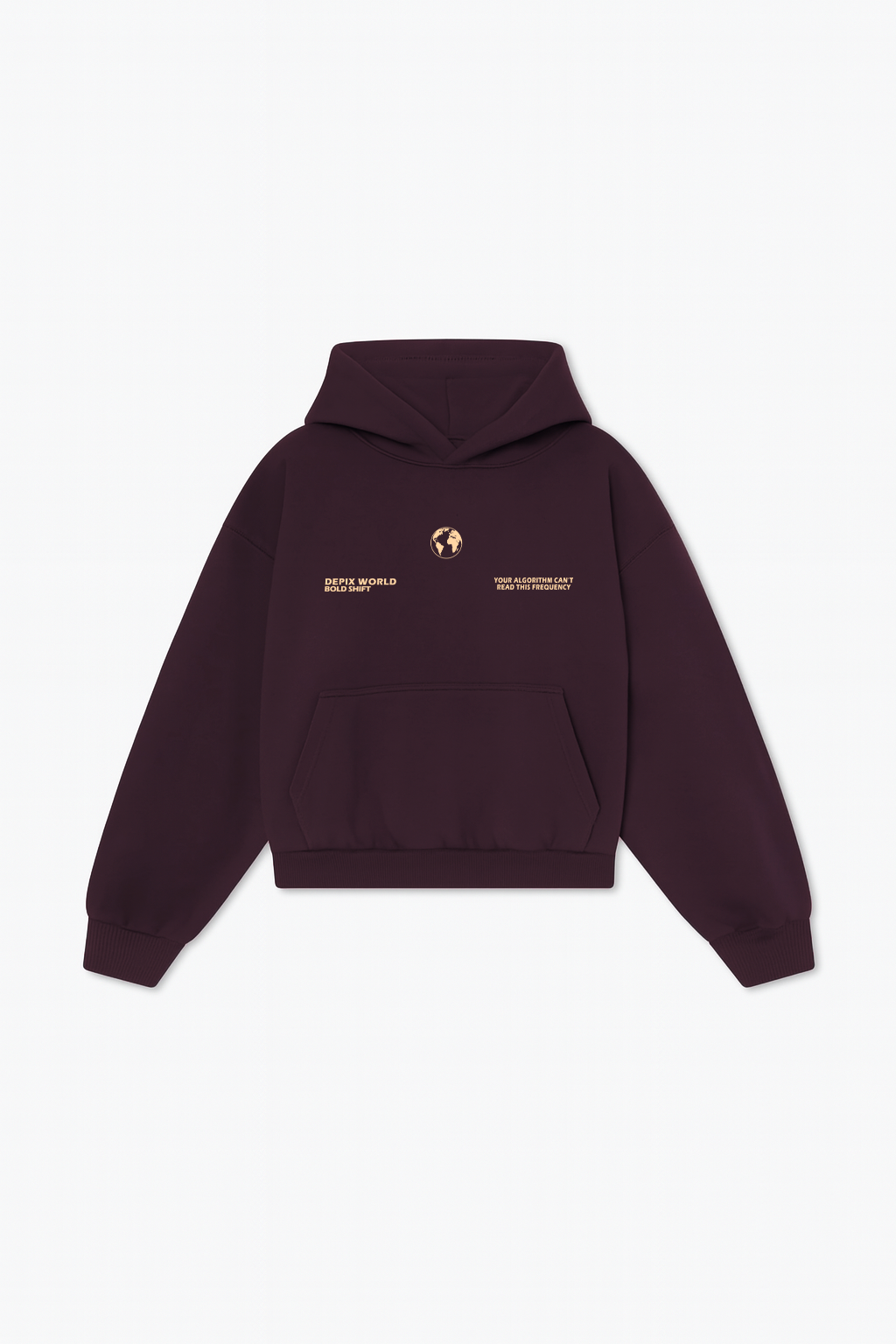 Algorithm Burgundy Hoodie