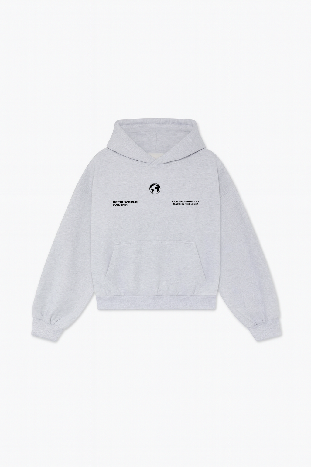 Algorithm Light gray Hoodie