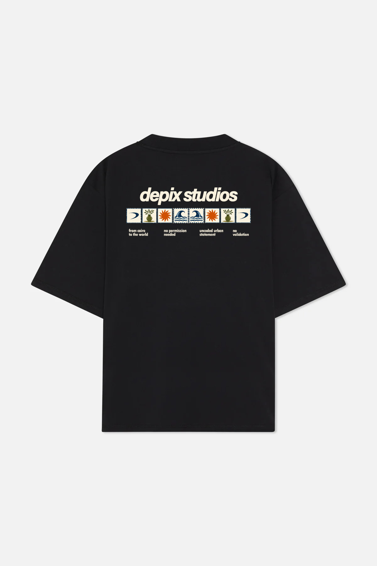 Wave Black T-Shirt
