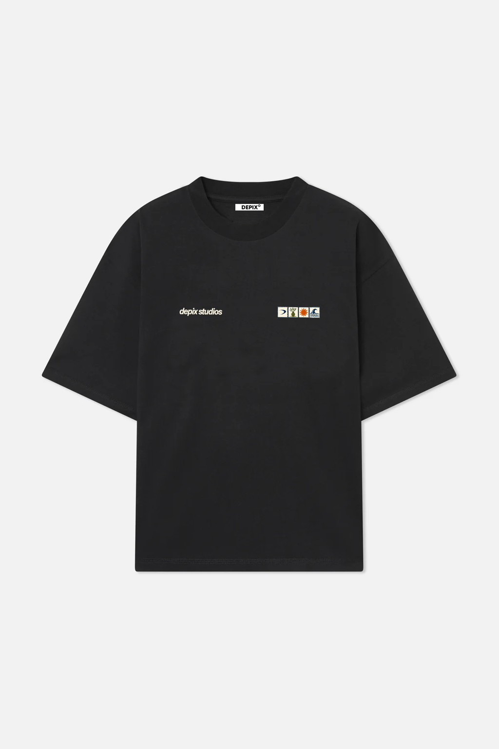 Wave Black T-Shirt
