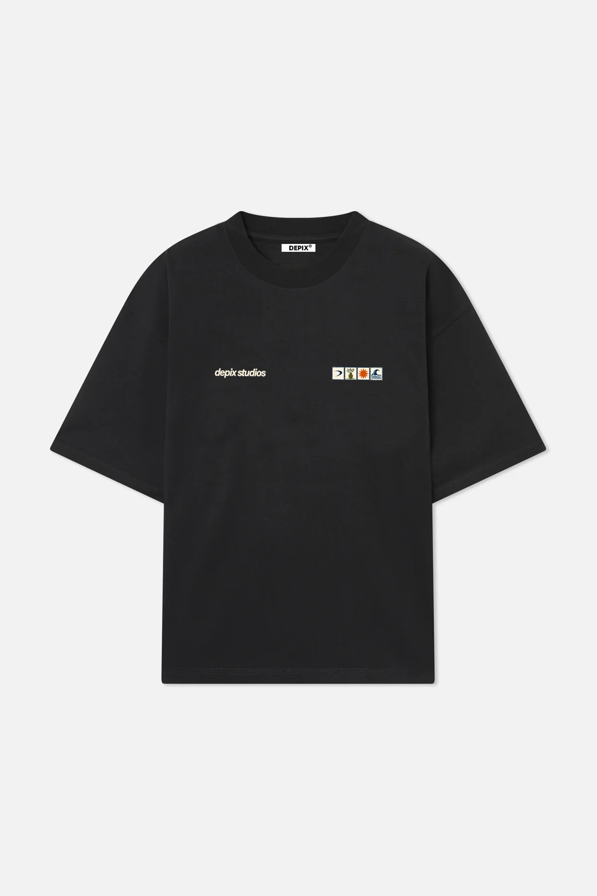 Wave Black T-Shirt