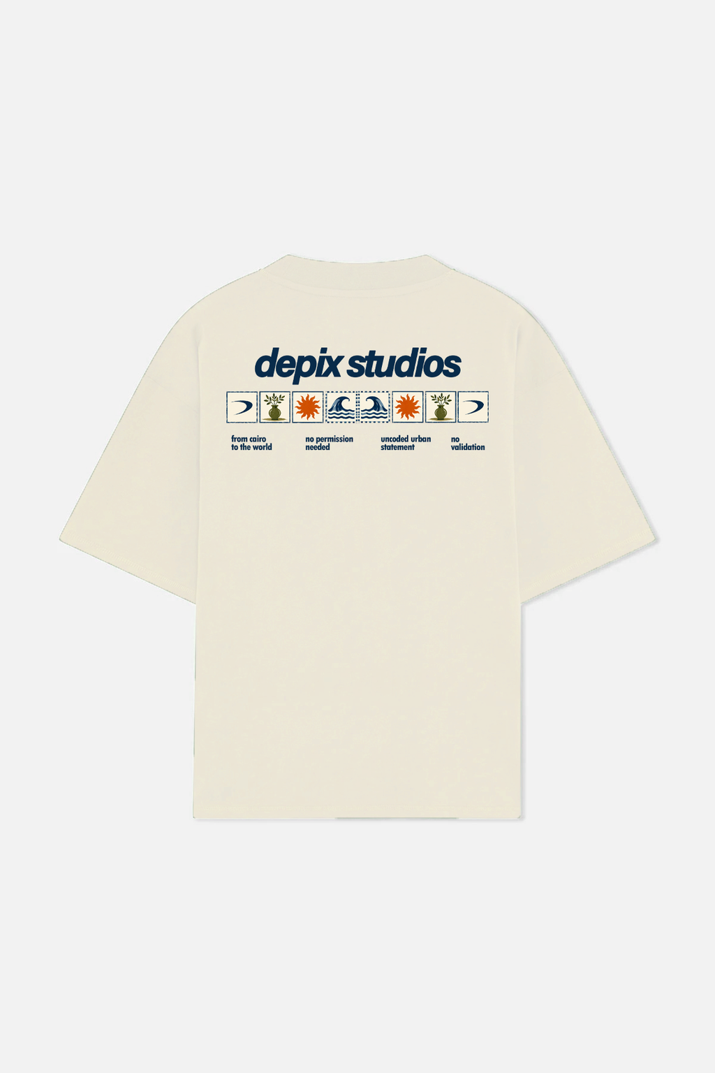 Wave Cream T-Shirt