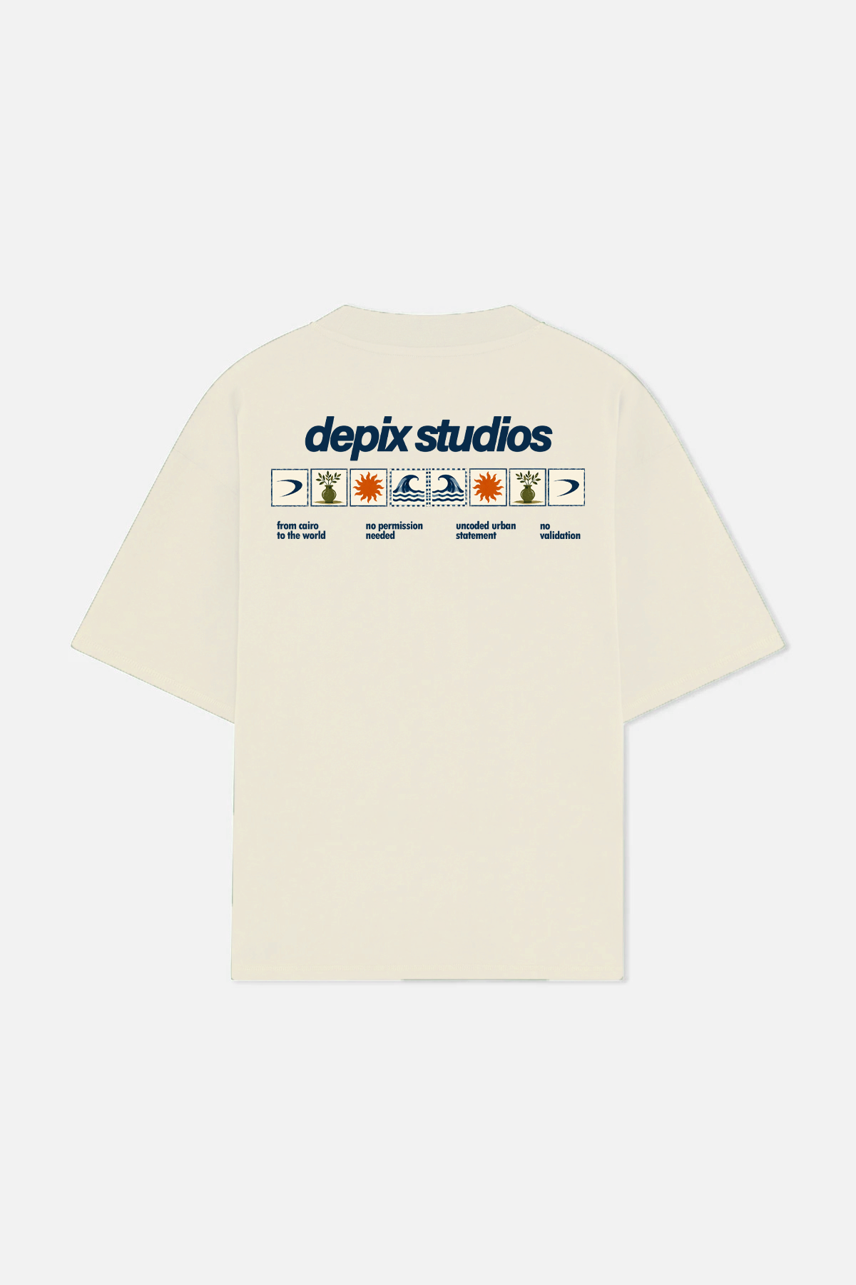 Wave Cream T-Shirt