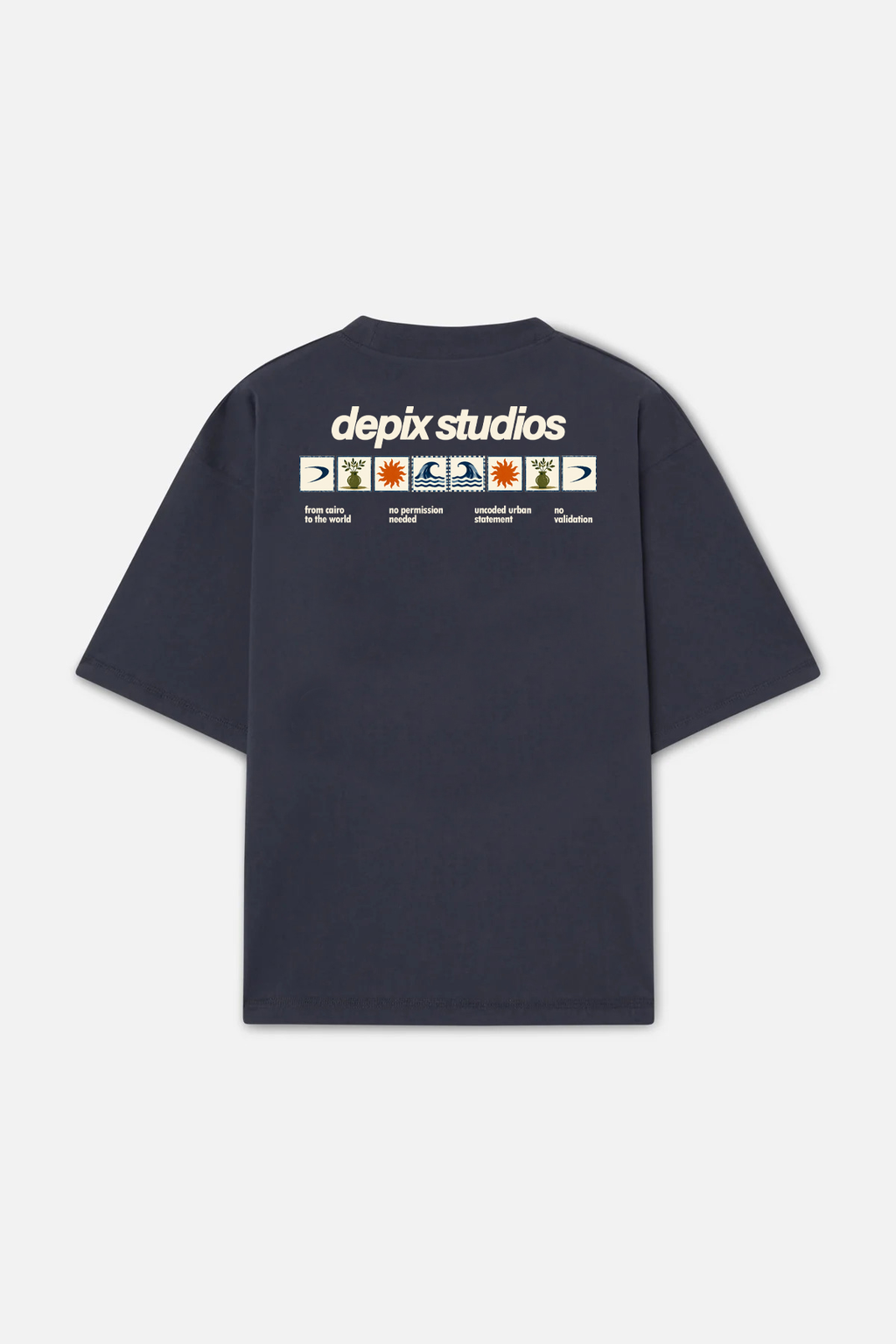 Wave Dark Blue T-Shirt