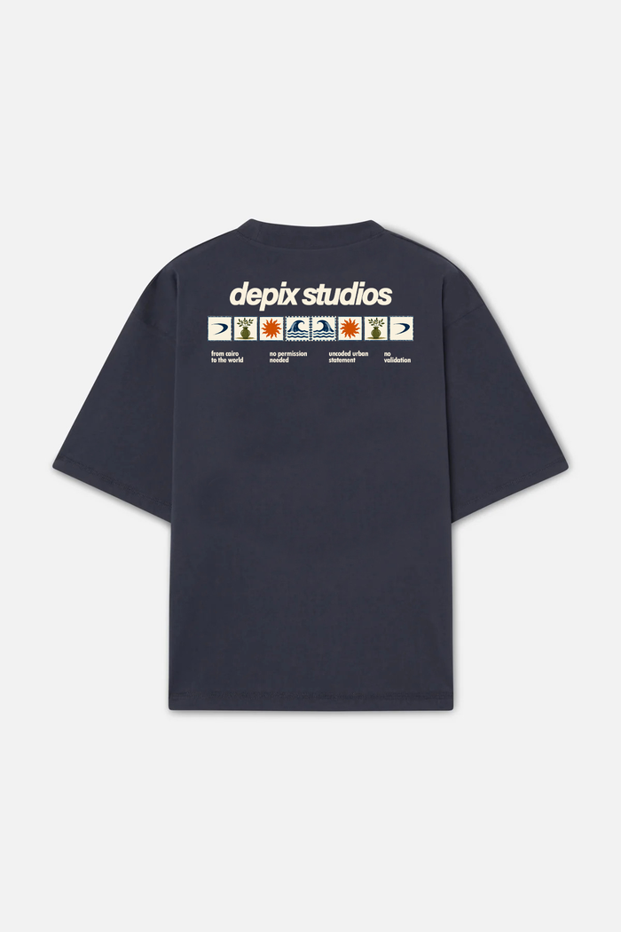 Wave Dark Blue T-Shirt