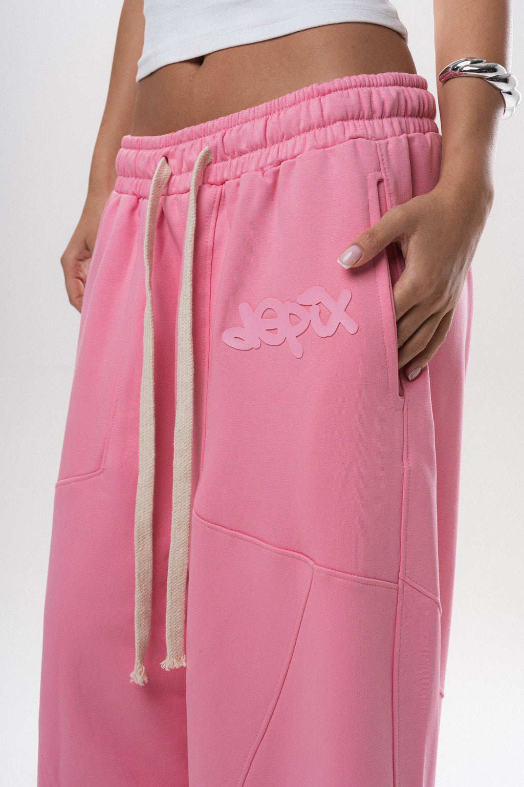 Rubber Pink SweatPants