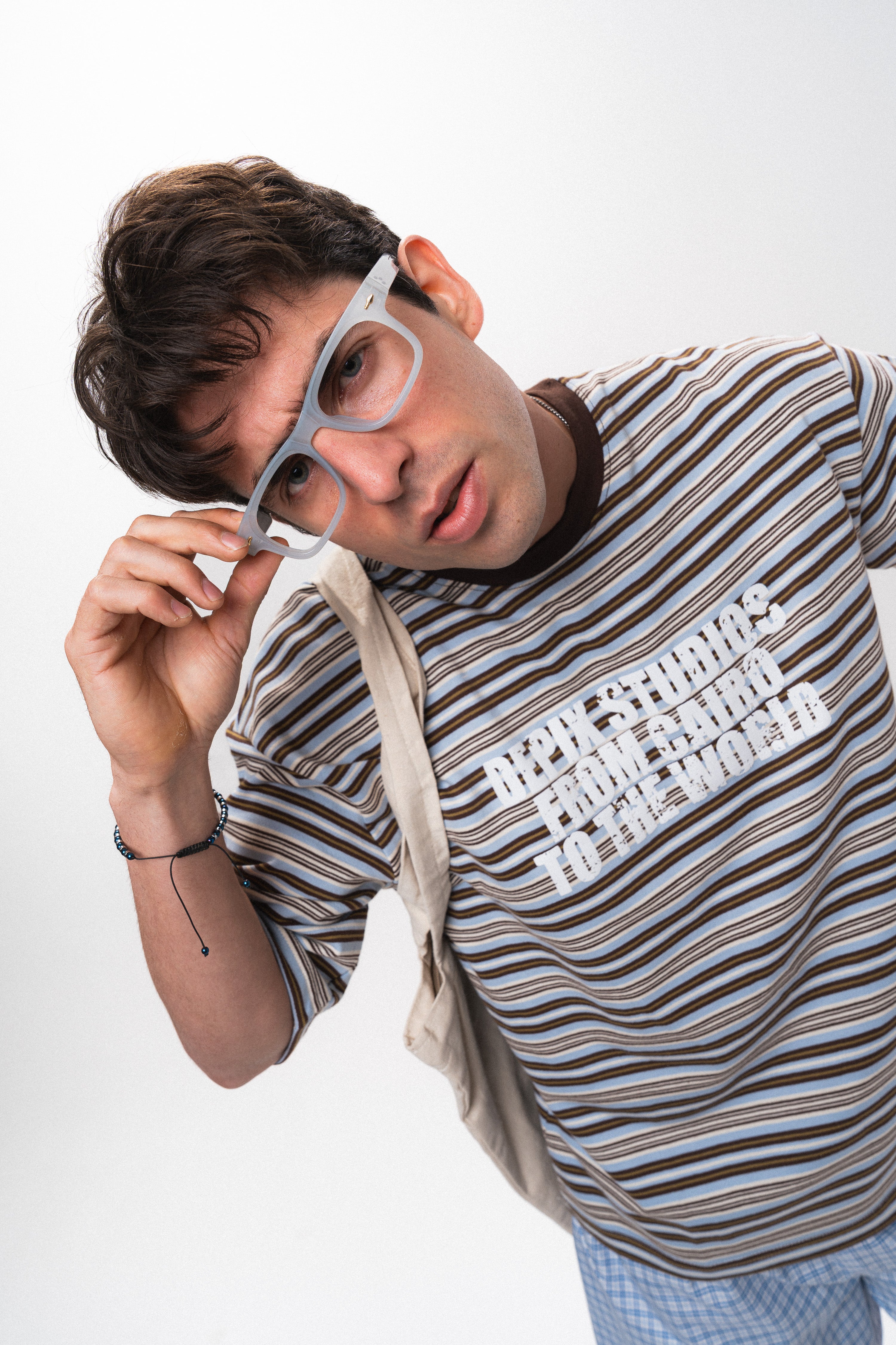 Cairo Striped Brown T-Shirt