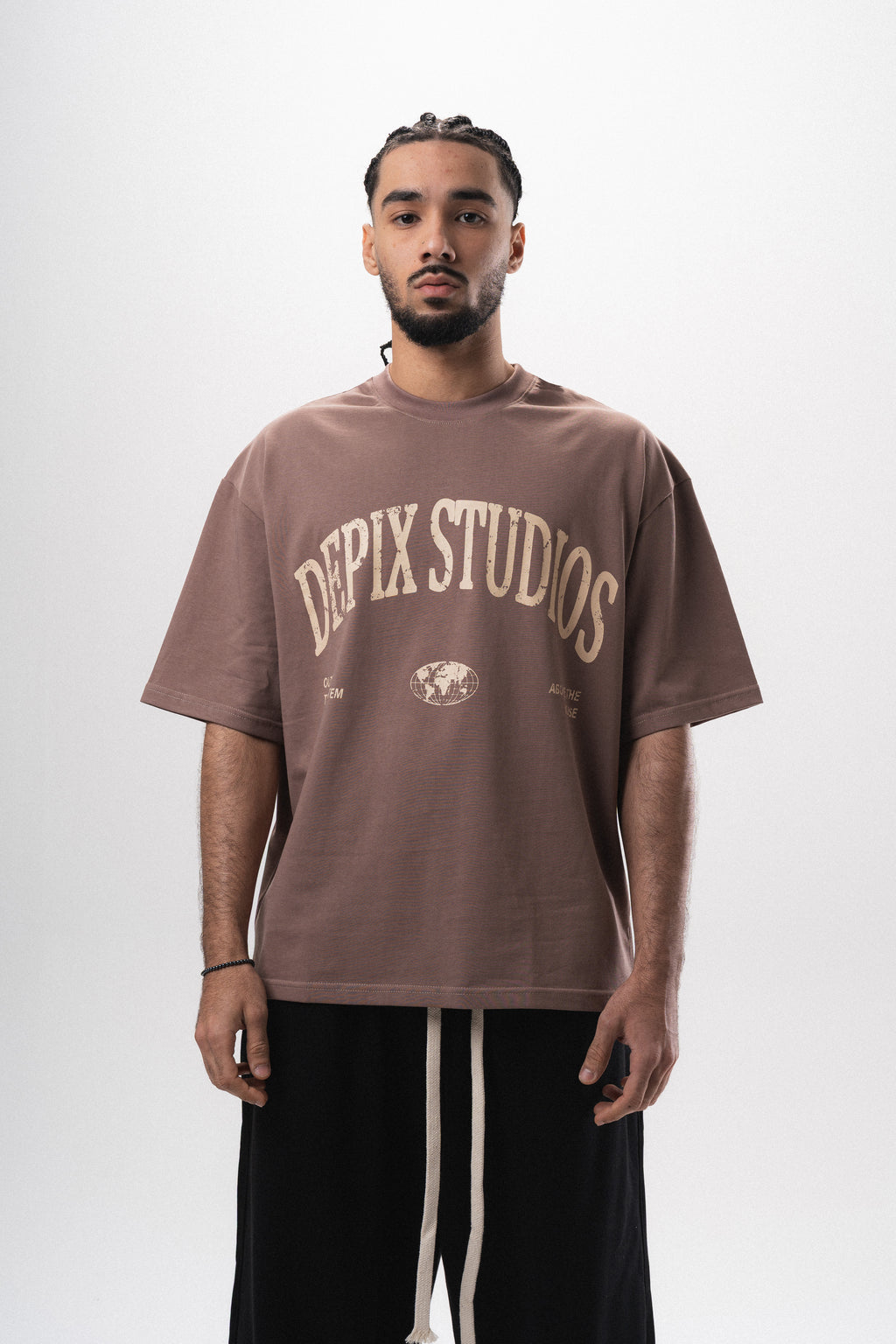 Above The Noise Brown T-Shirt
