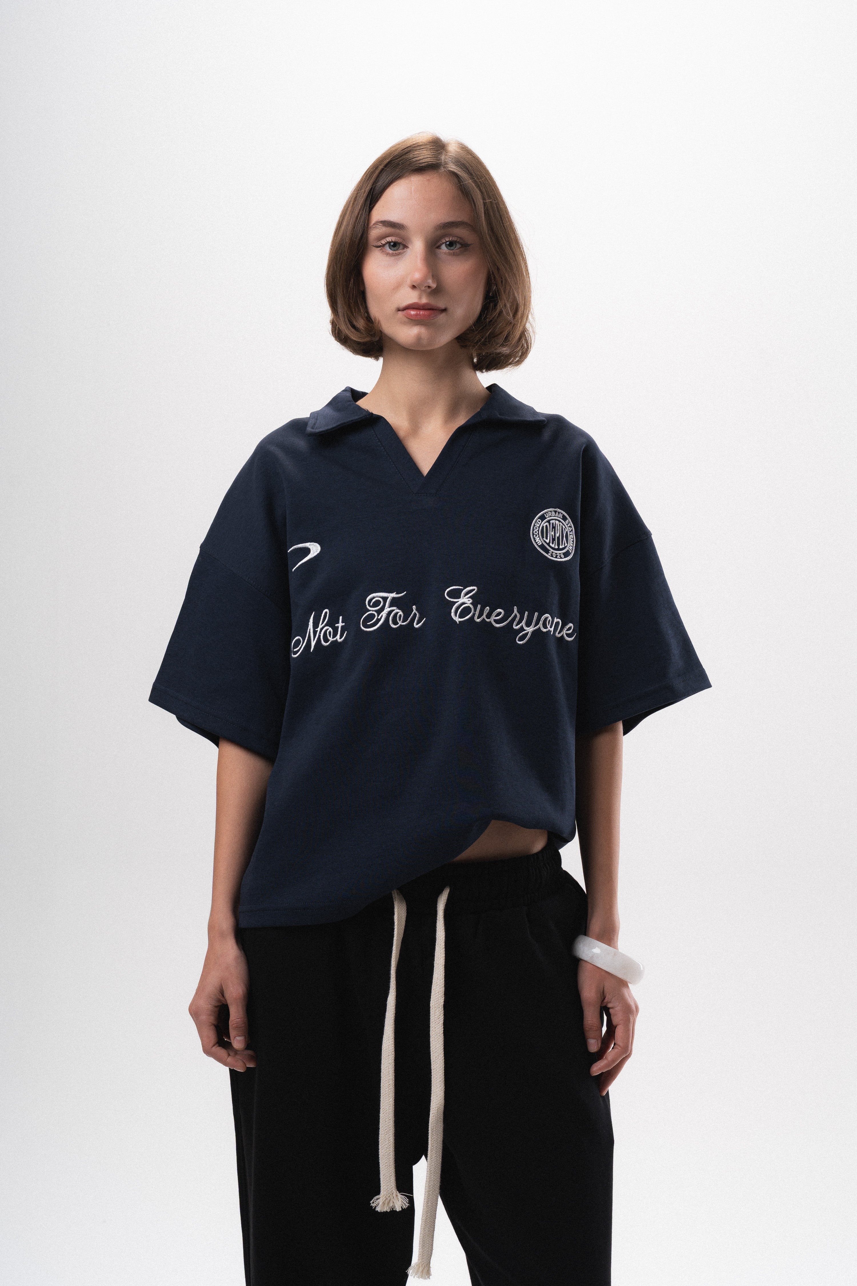 Not For EveryOne Dark Blue Polo