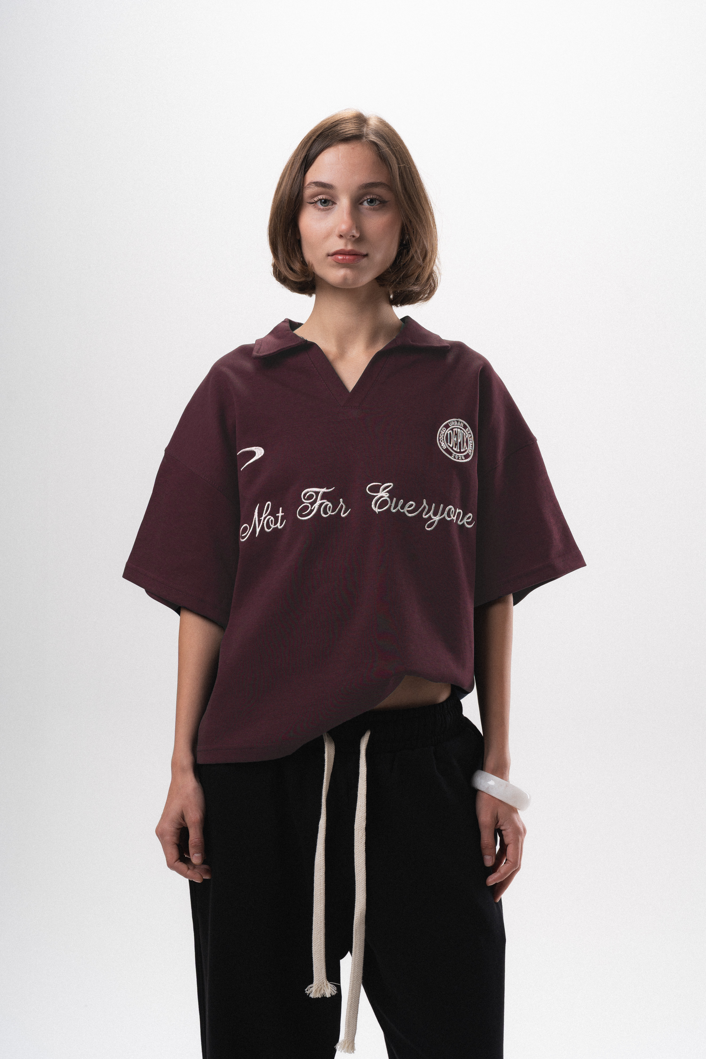 Not For EveryOne Burgundy Polo