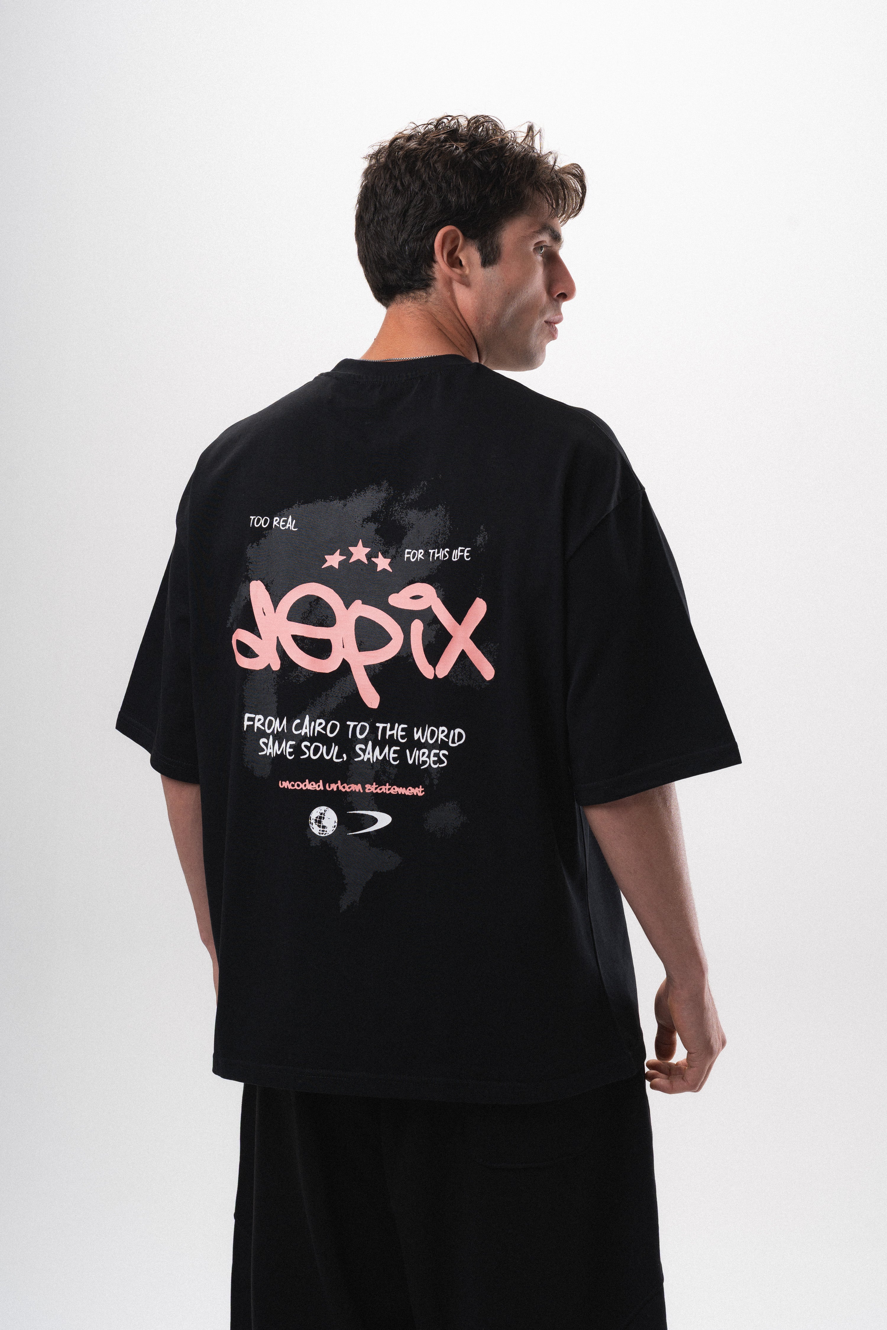 Too Real Black T-Shirt