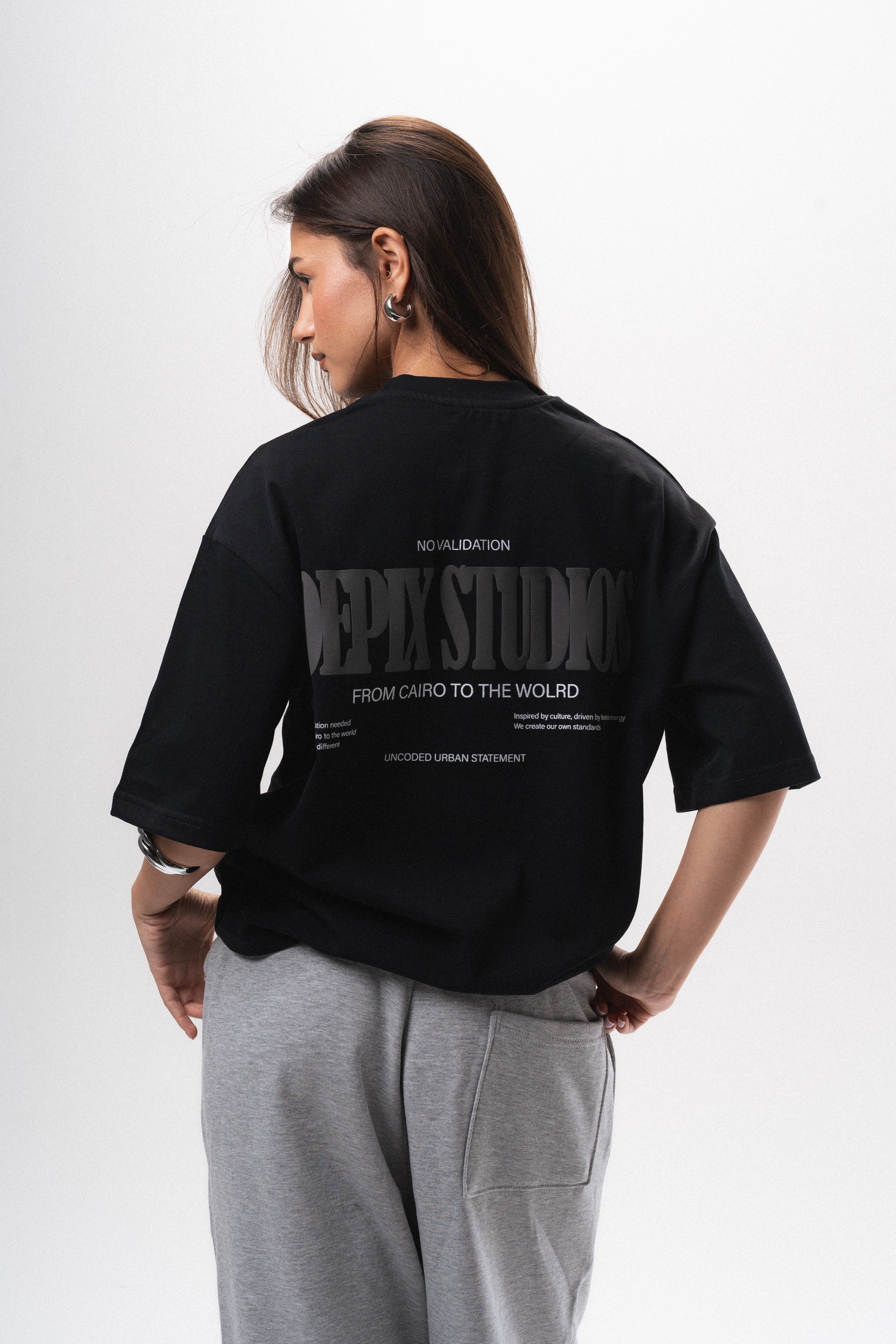 Move Different Black T-Shirt