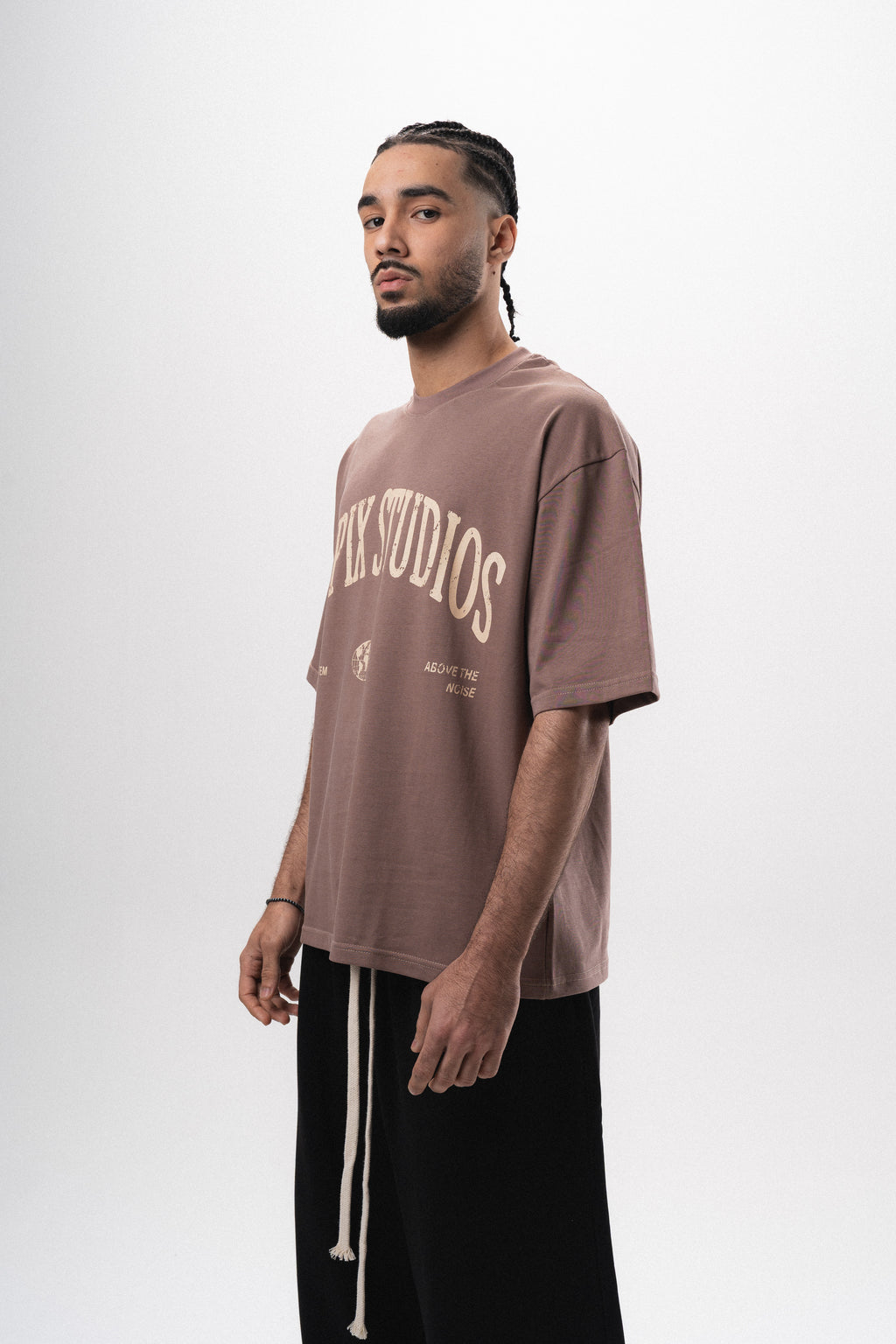 Above The Noise Brown T-Shirt