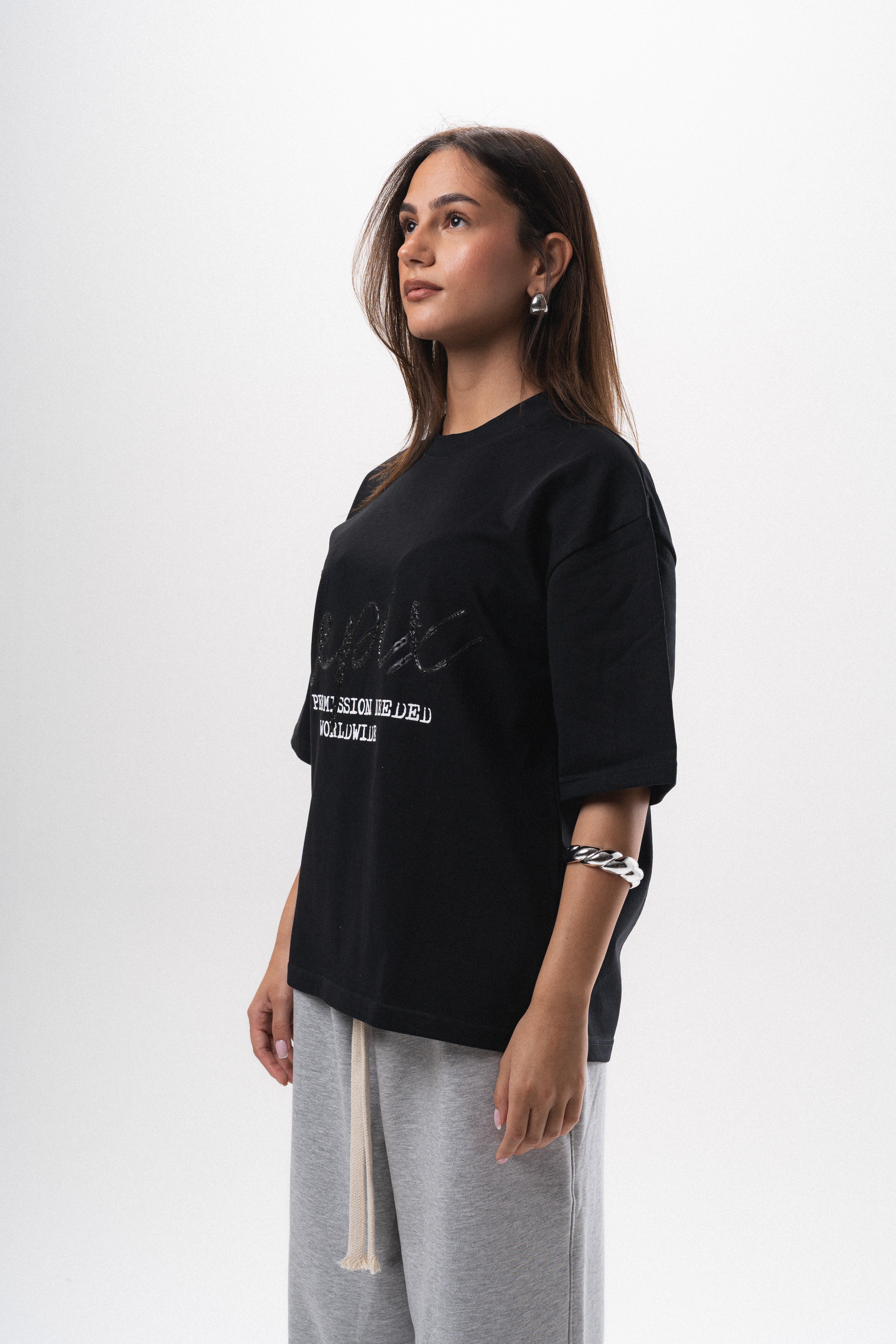 Rubber Signature Black T-Shirt