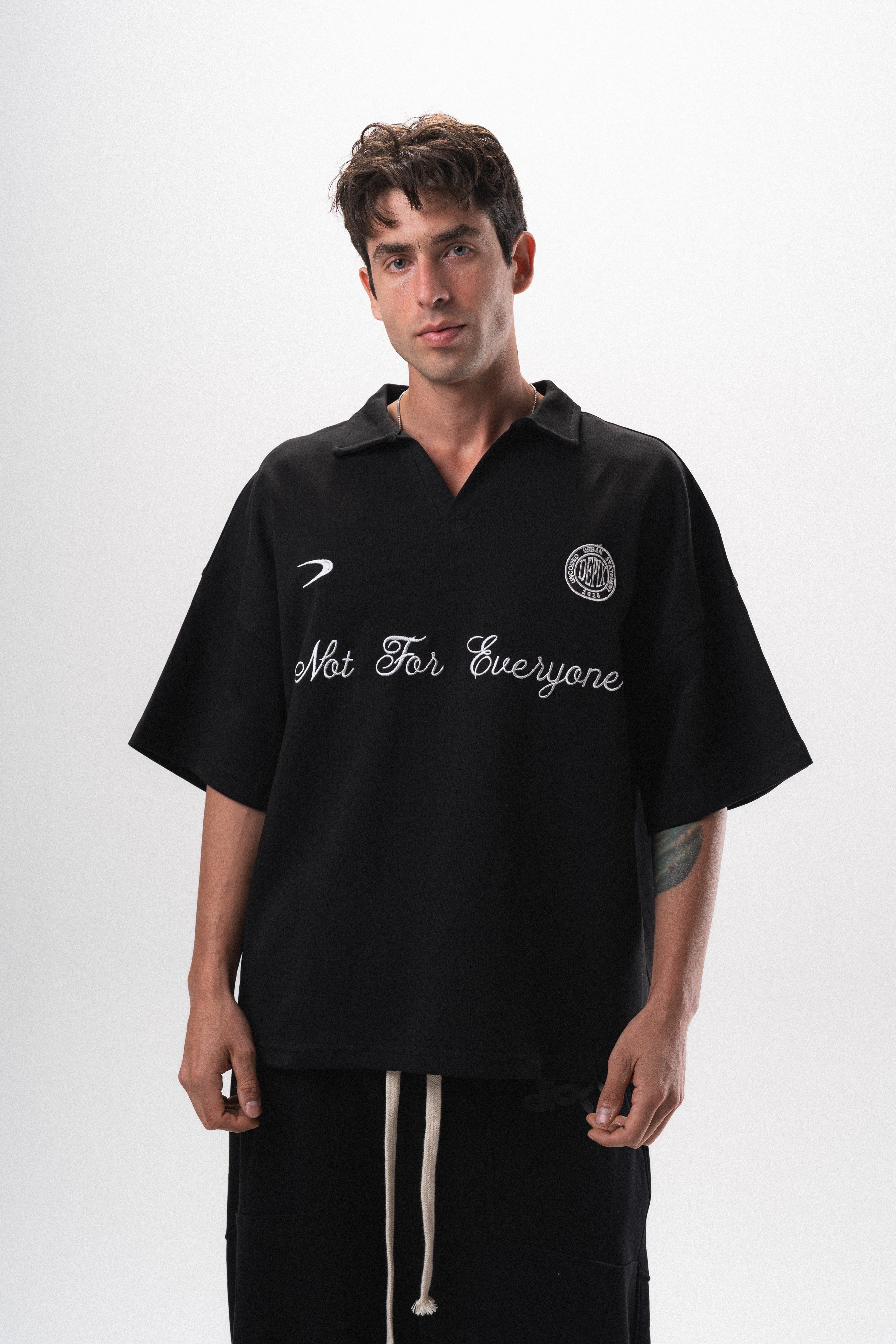 Not For EveryOne Black Polo