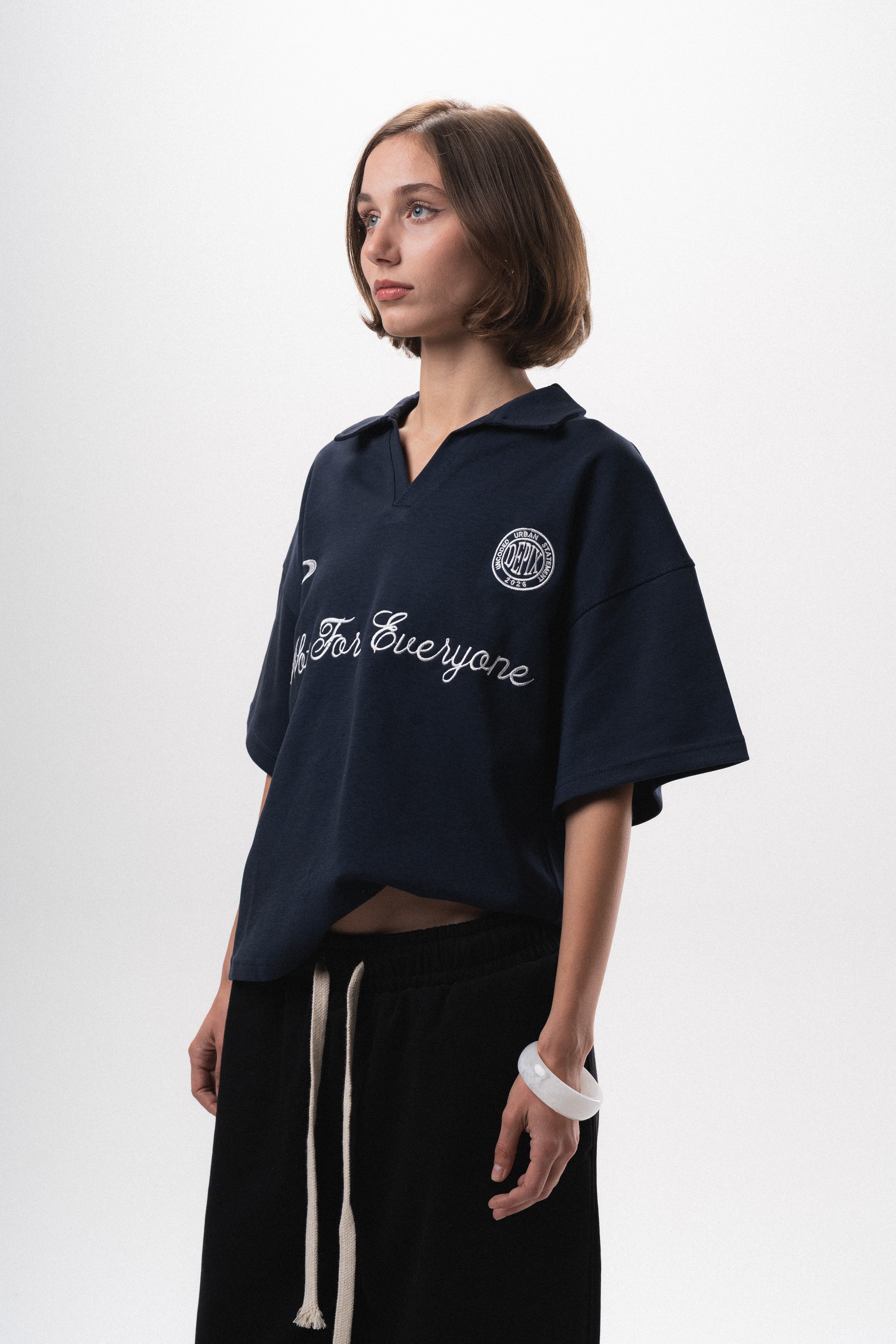 Not For EveryOne Dark Blue Polo