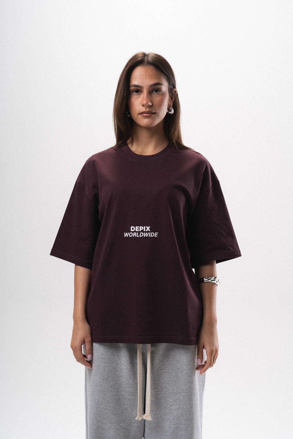 Global Vision Burgundy T-Shirt