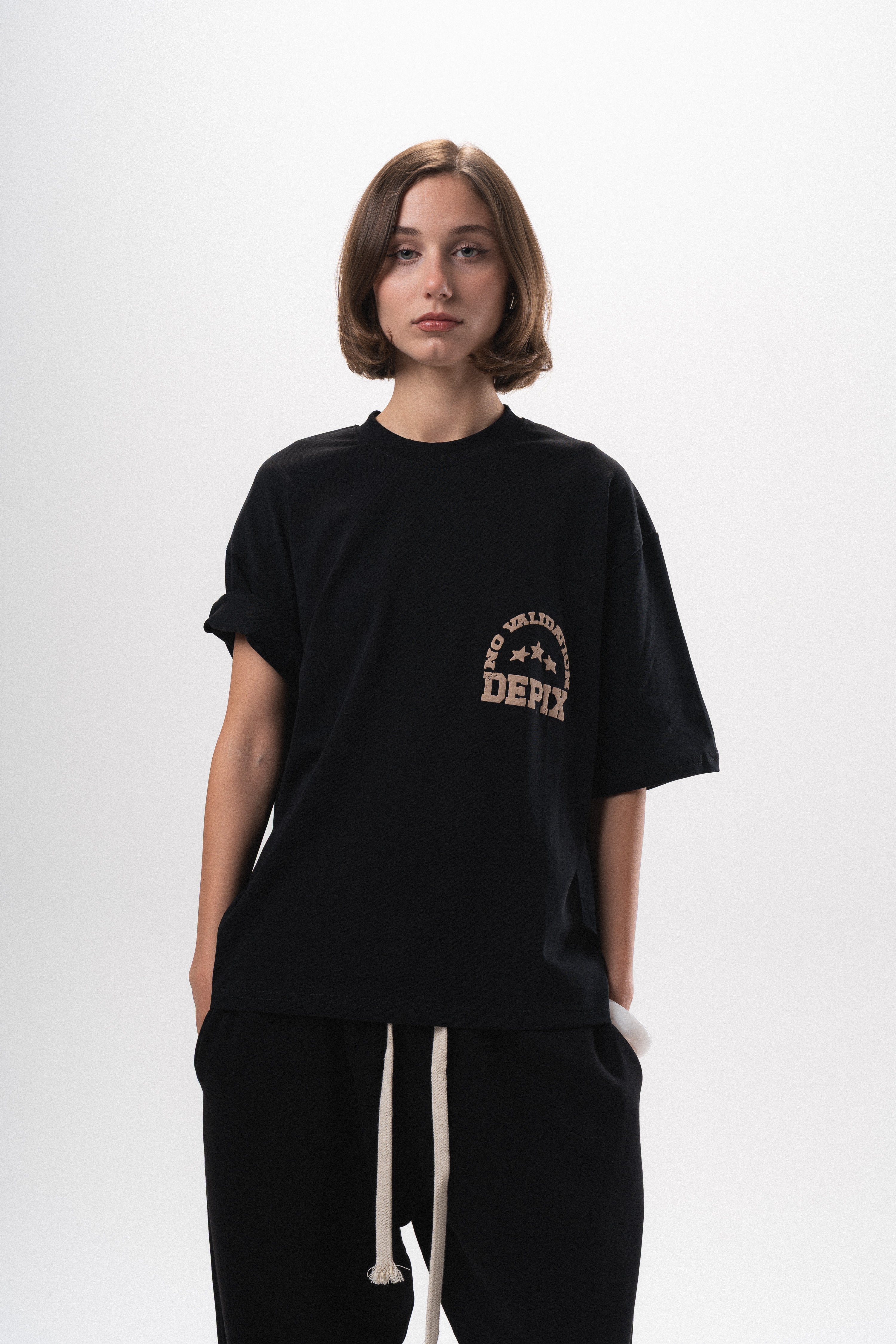 No Validation Black T-Shirt