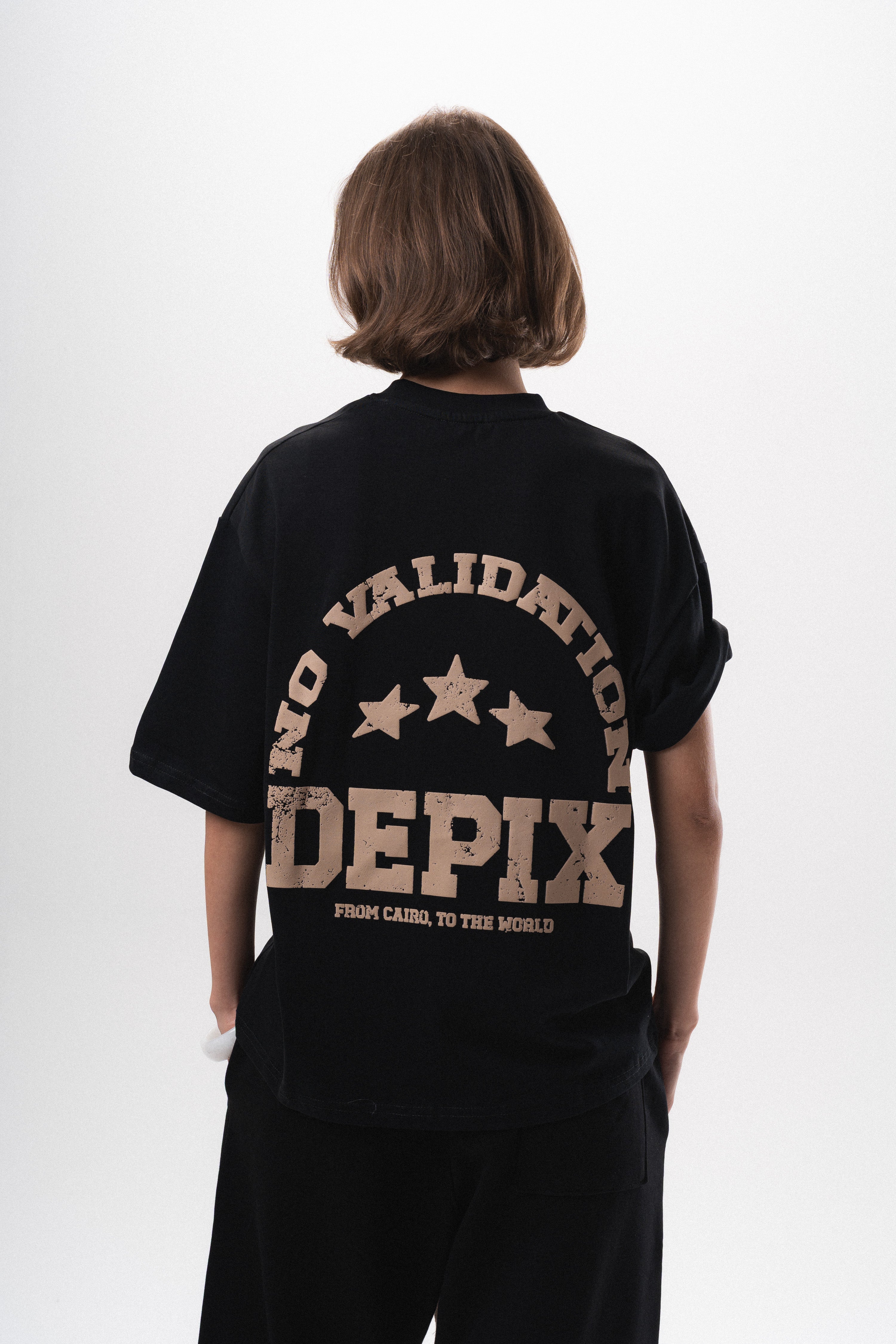 No Validation Black T-Shirt