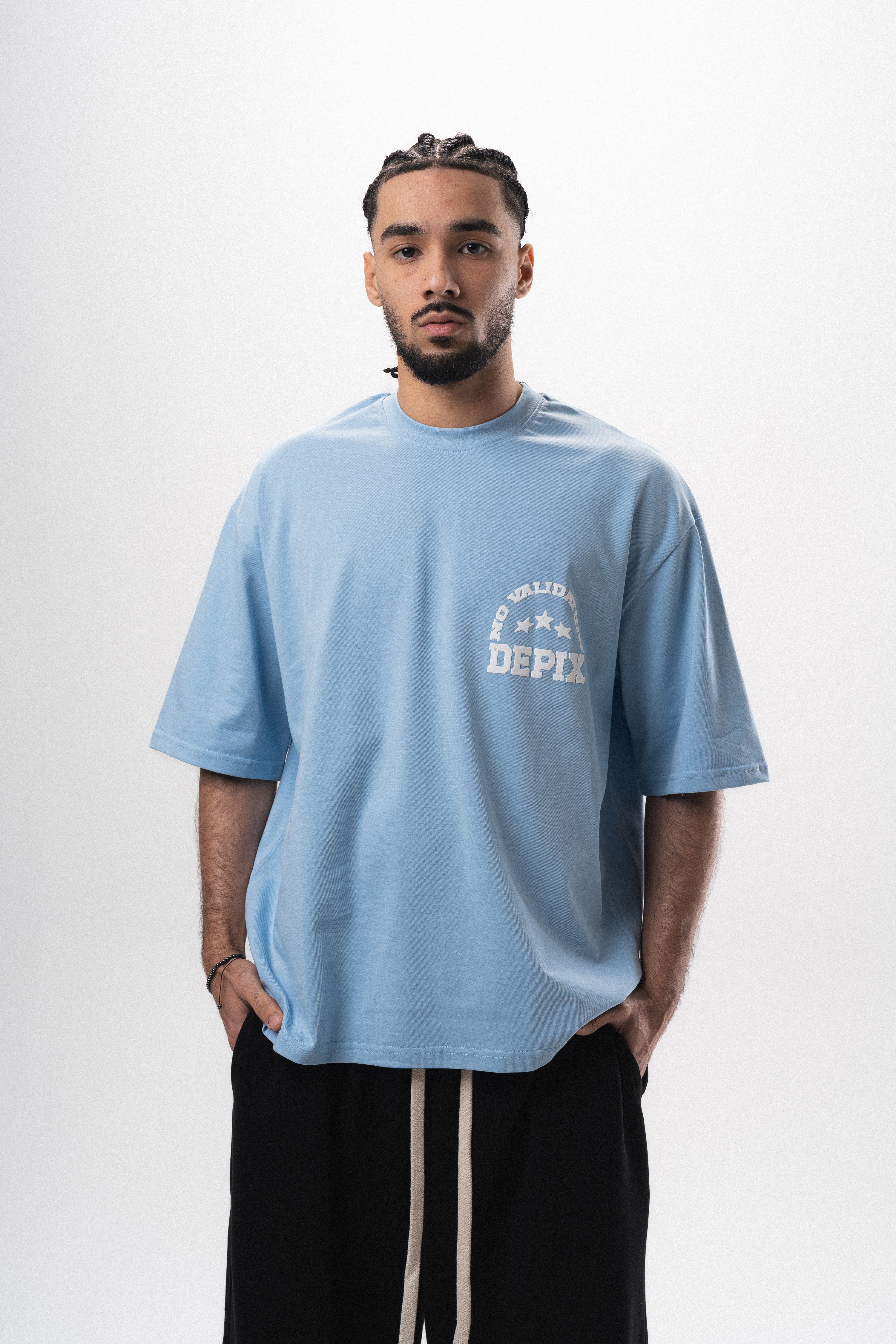 No Validation Sky Blue T-Shirt