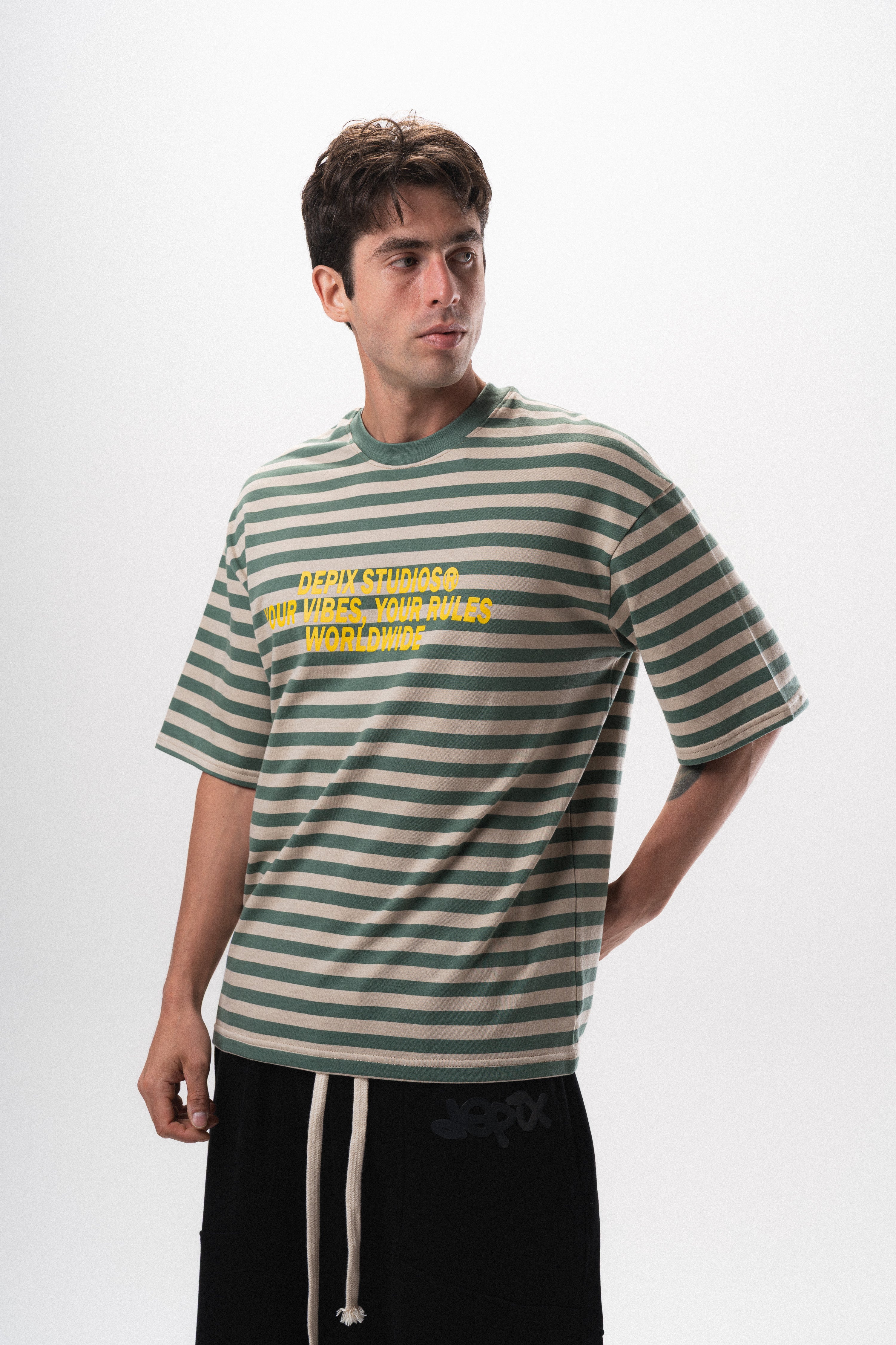 Striped Beige T-Shirt