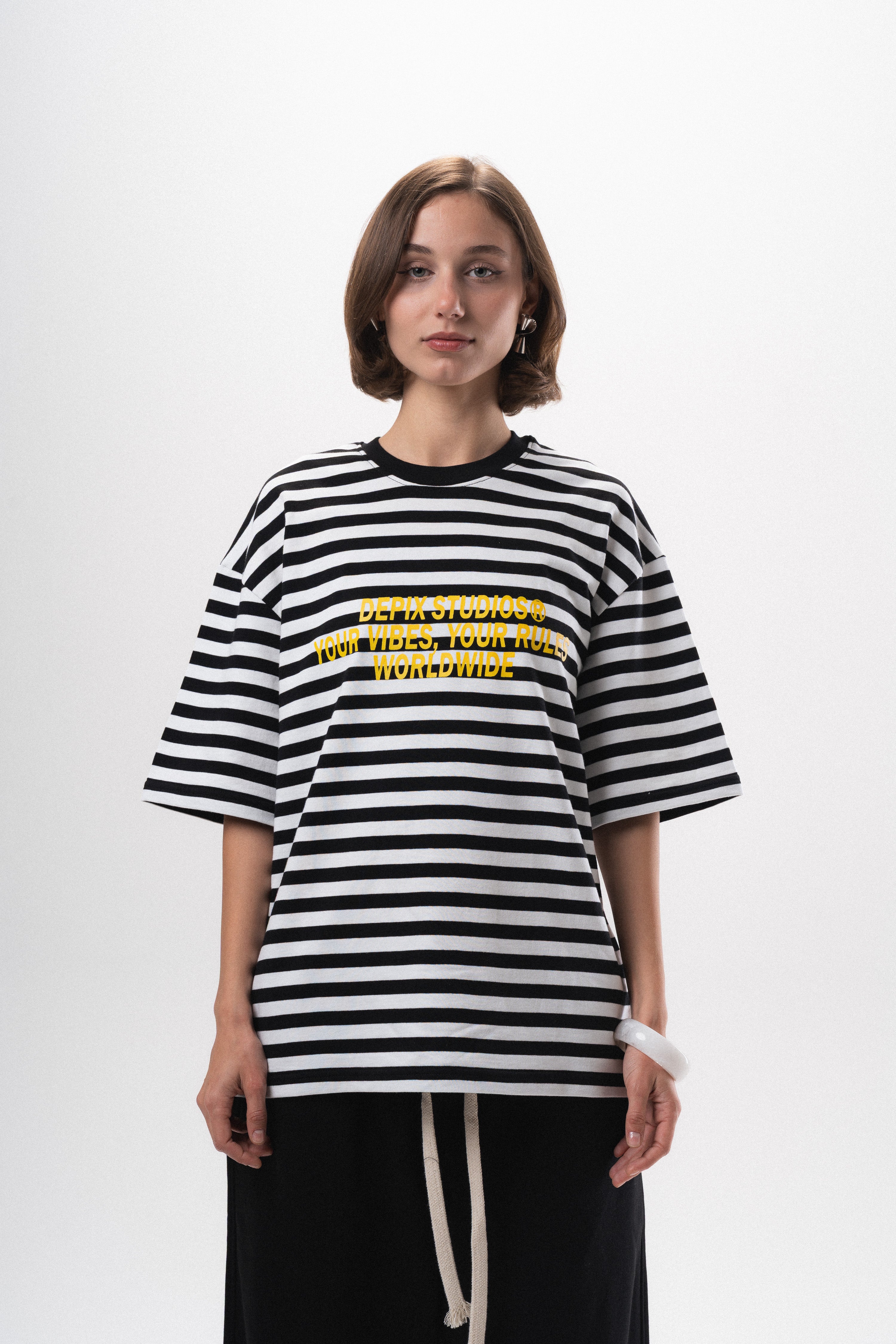 Striped White T-Shirt