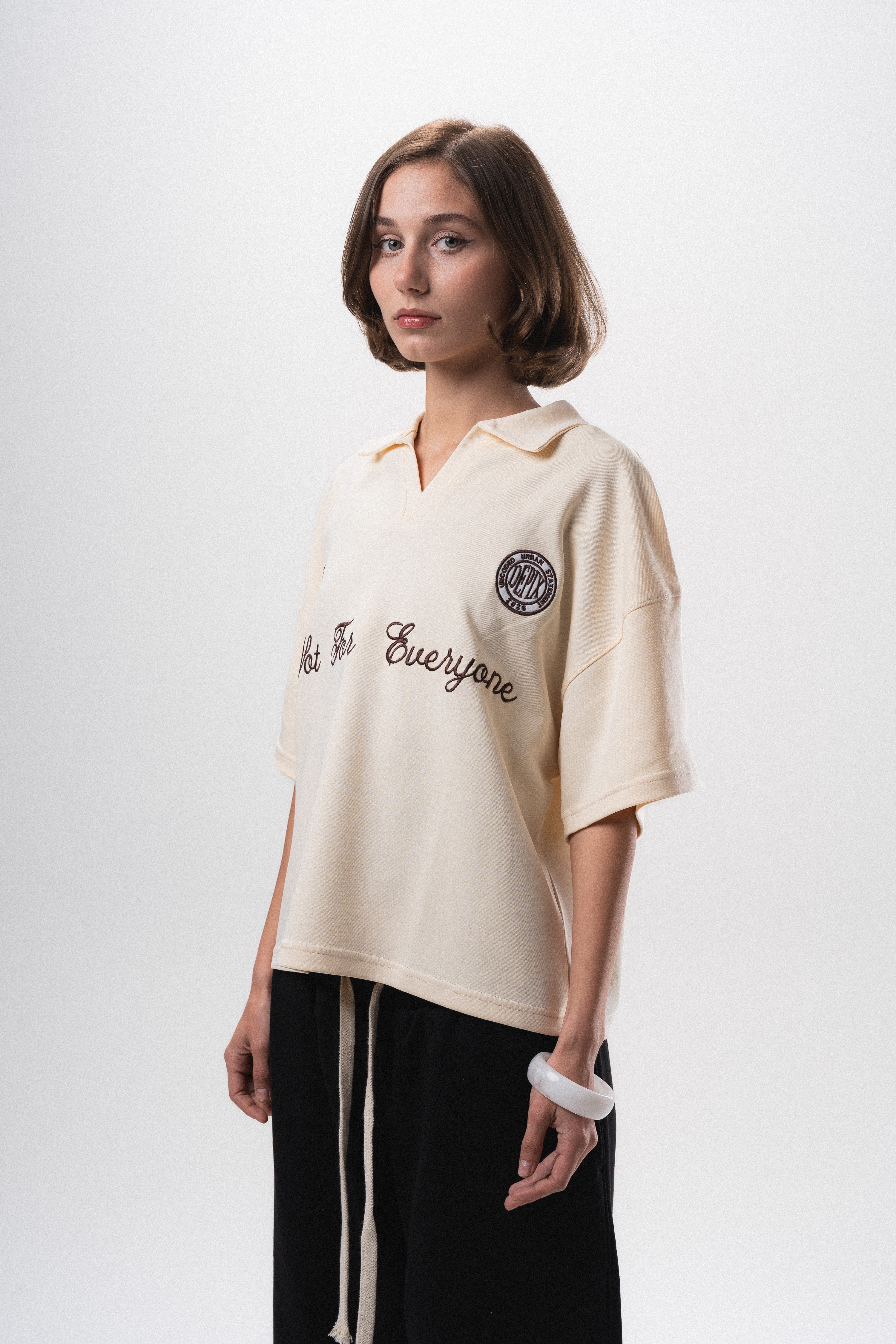 Not For EveryOne Beige Polo