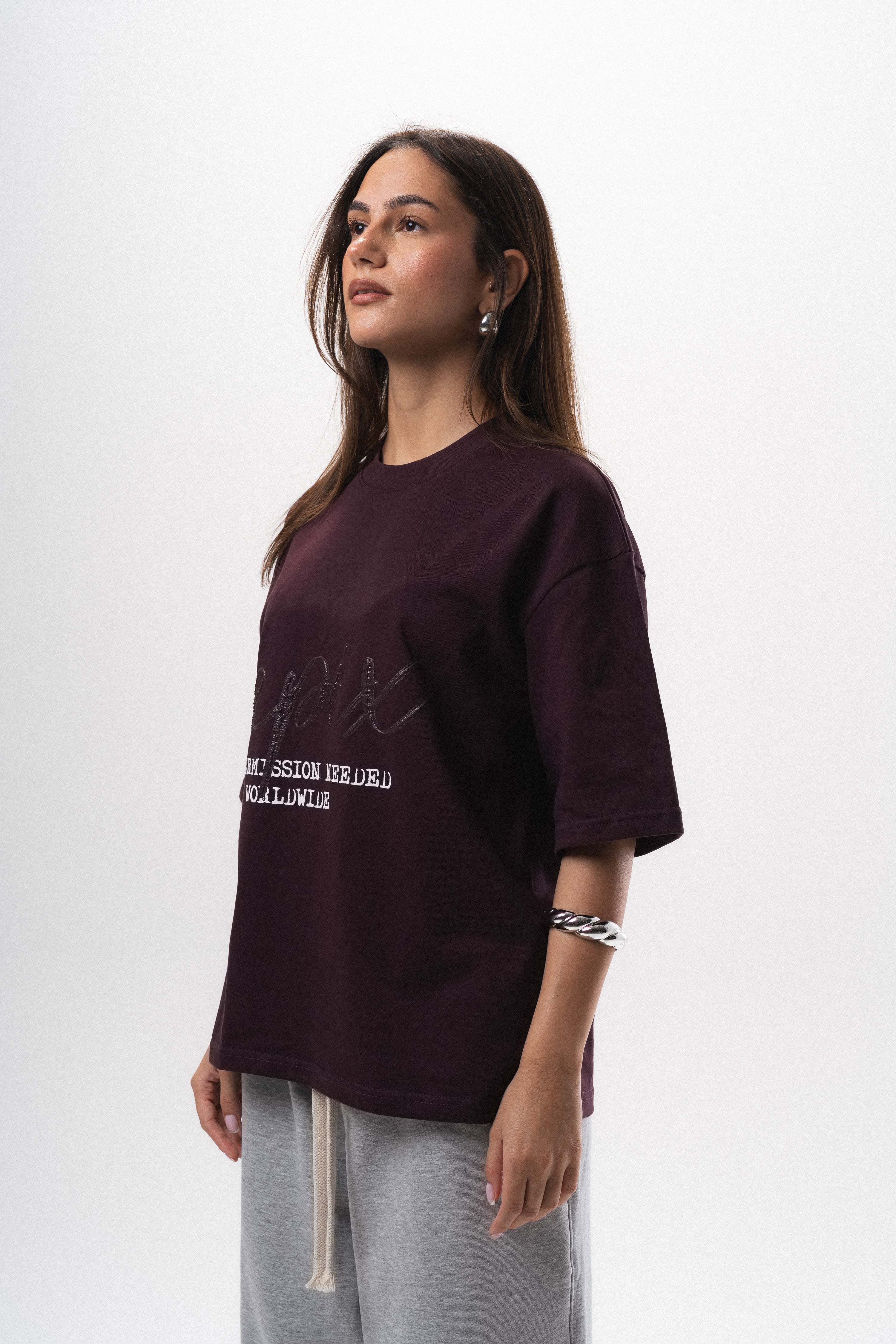 Rubber Signature Burgundy T-Shirt