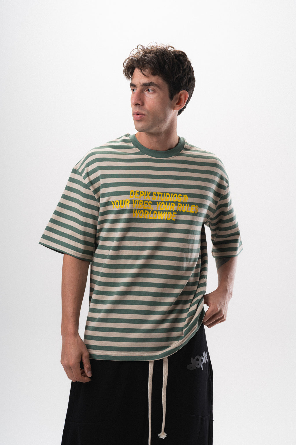 Striped Beige T-Shirt
