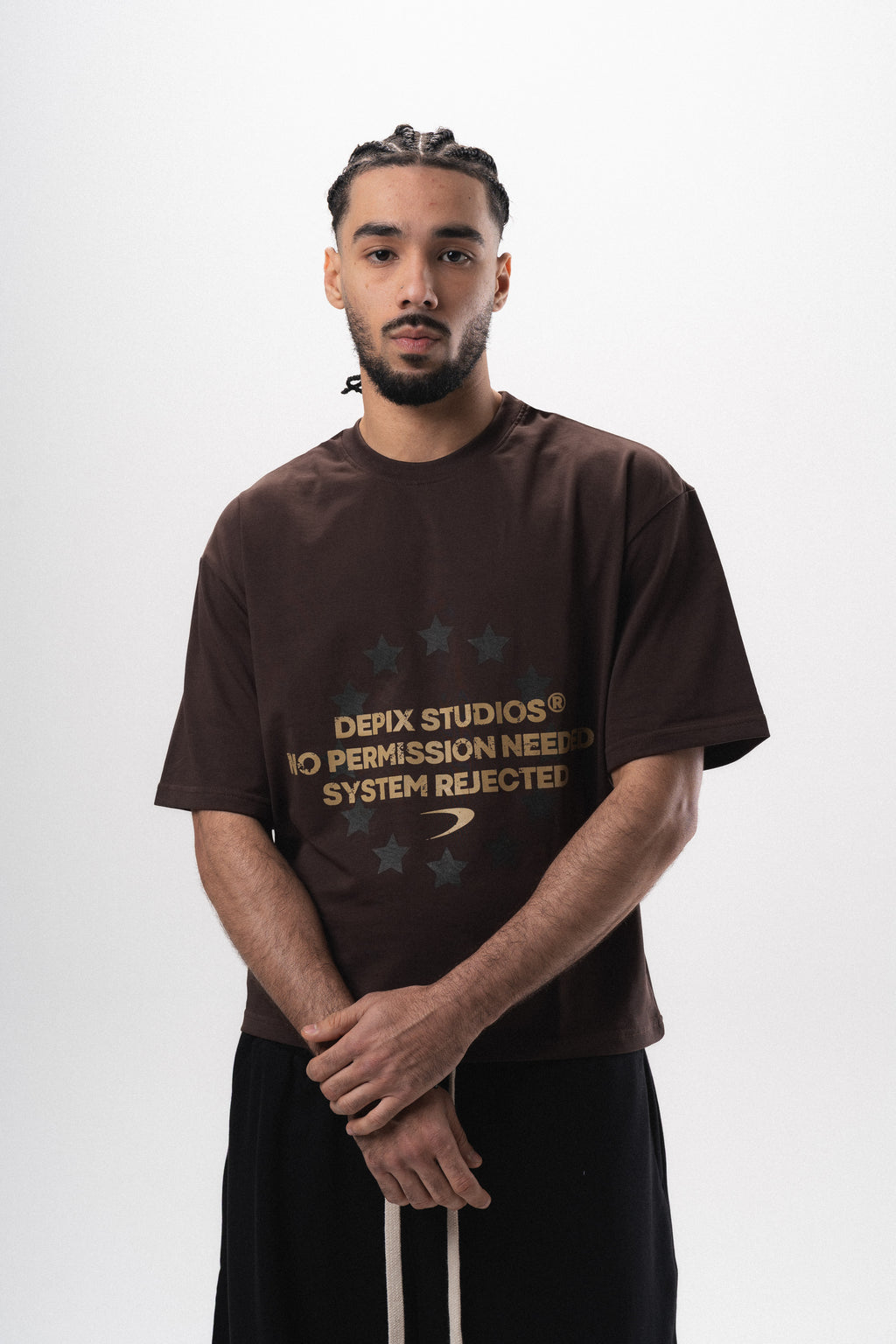 System Rejected Brown T-Shirt