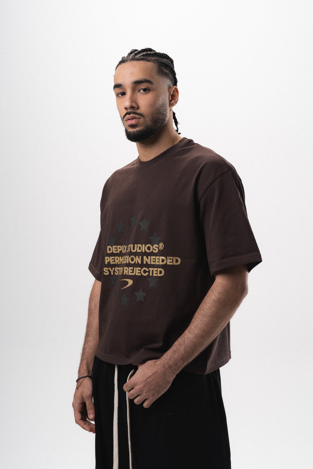 System Rejected Brown T-Shirt
