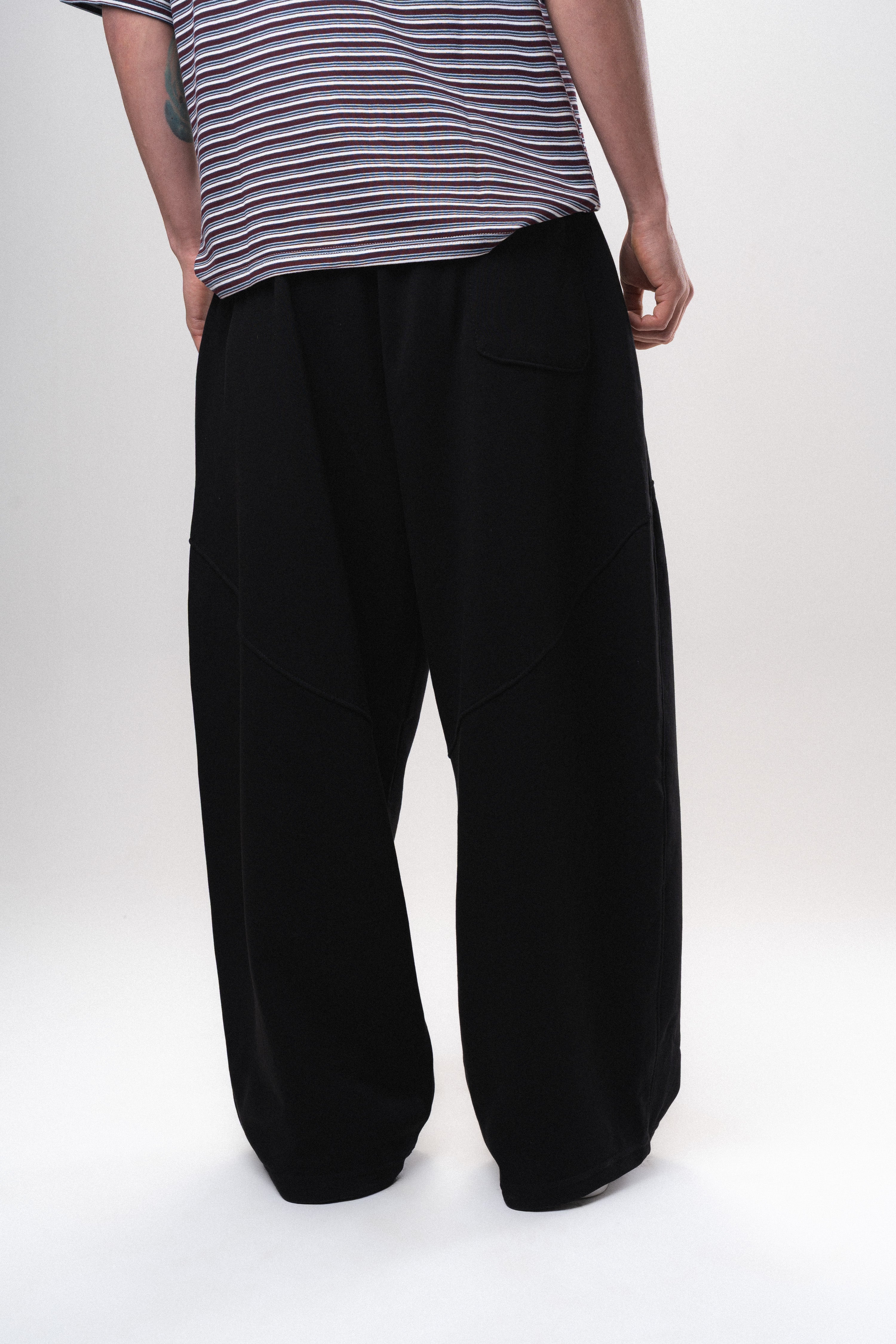 Rubber Black SweatPants