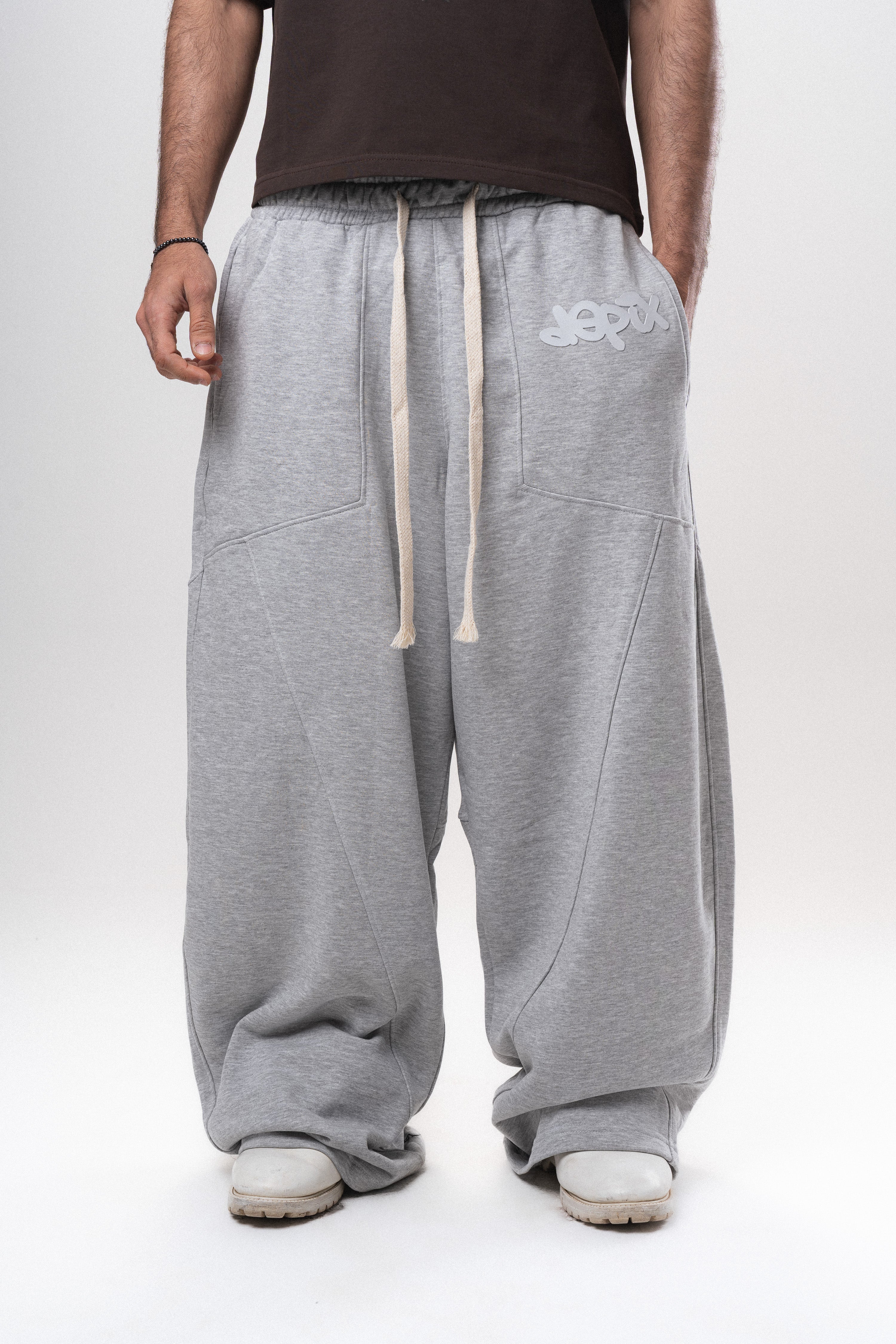 Rubber Light Gray SweatPants