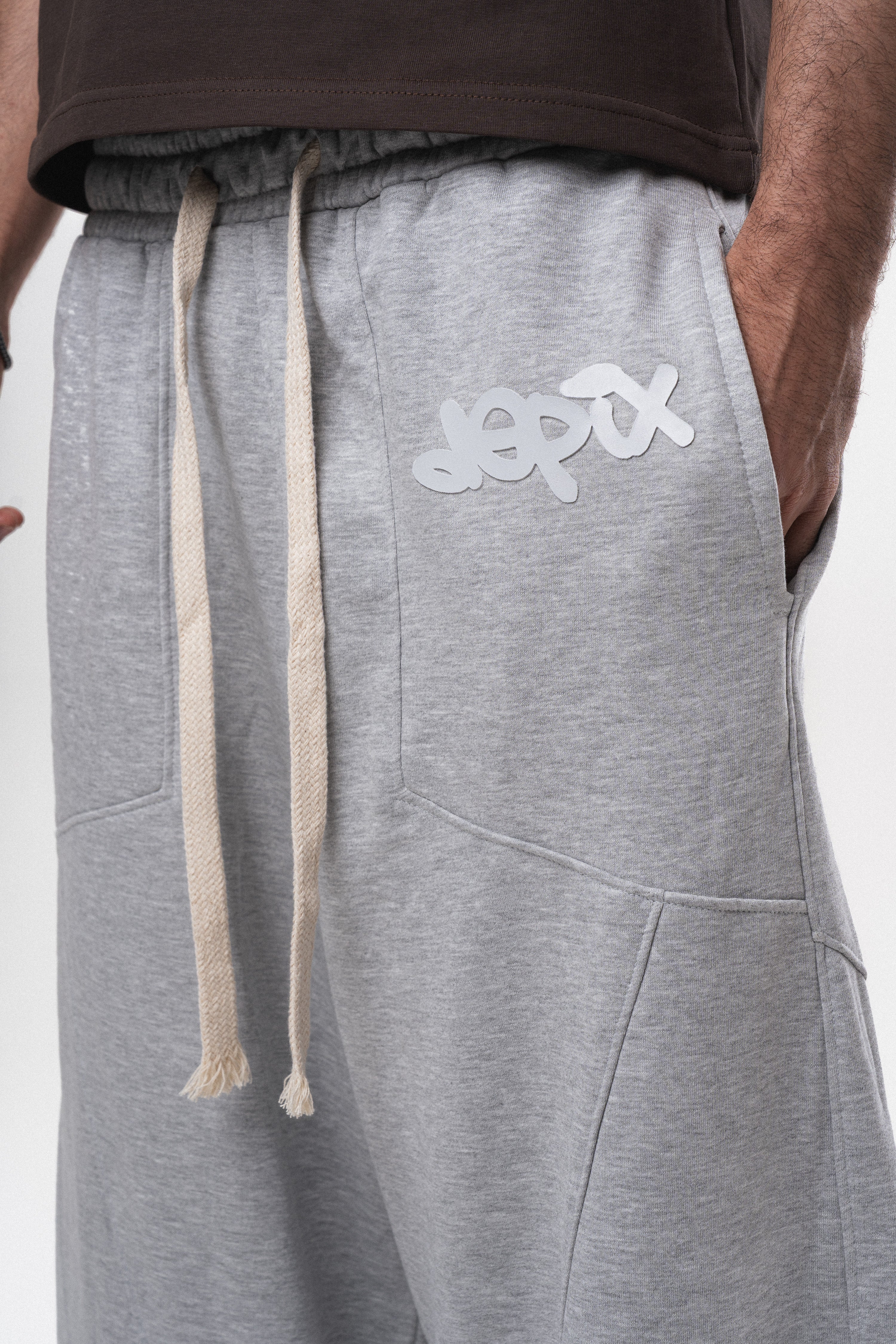 Rubber Light Gray SweatPants