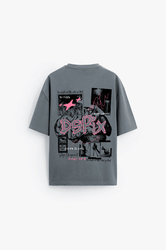 Depix mind - Gray - T-shirt