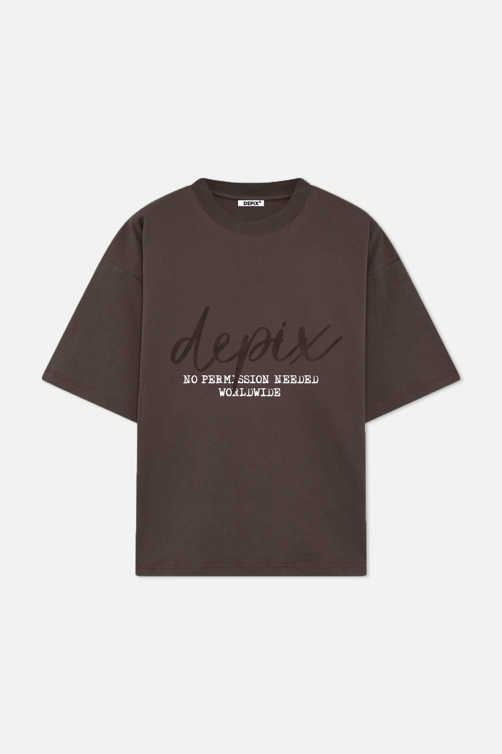 Rubber Signature Brown T-Shirt
