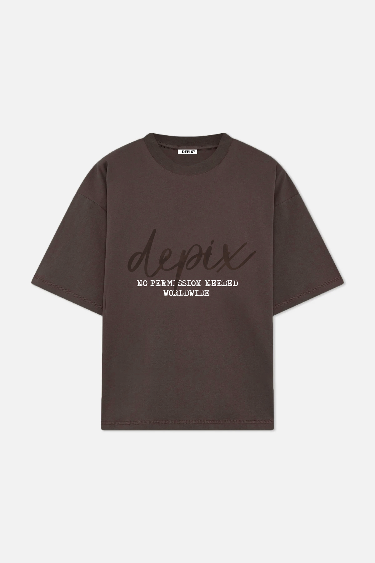 Rubber Signature Brown T-Shirt
