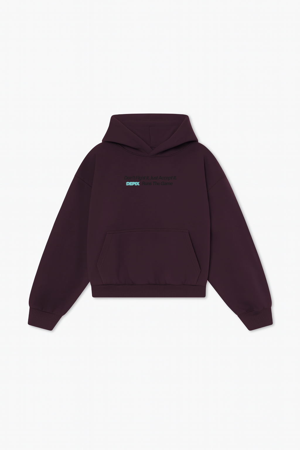 Burgundy DepixWorld Hoodie