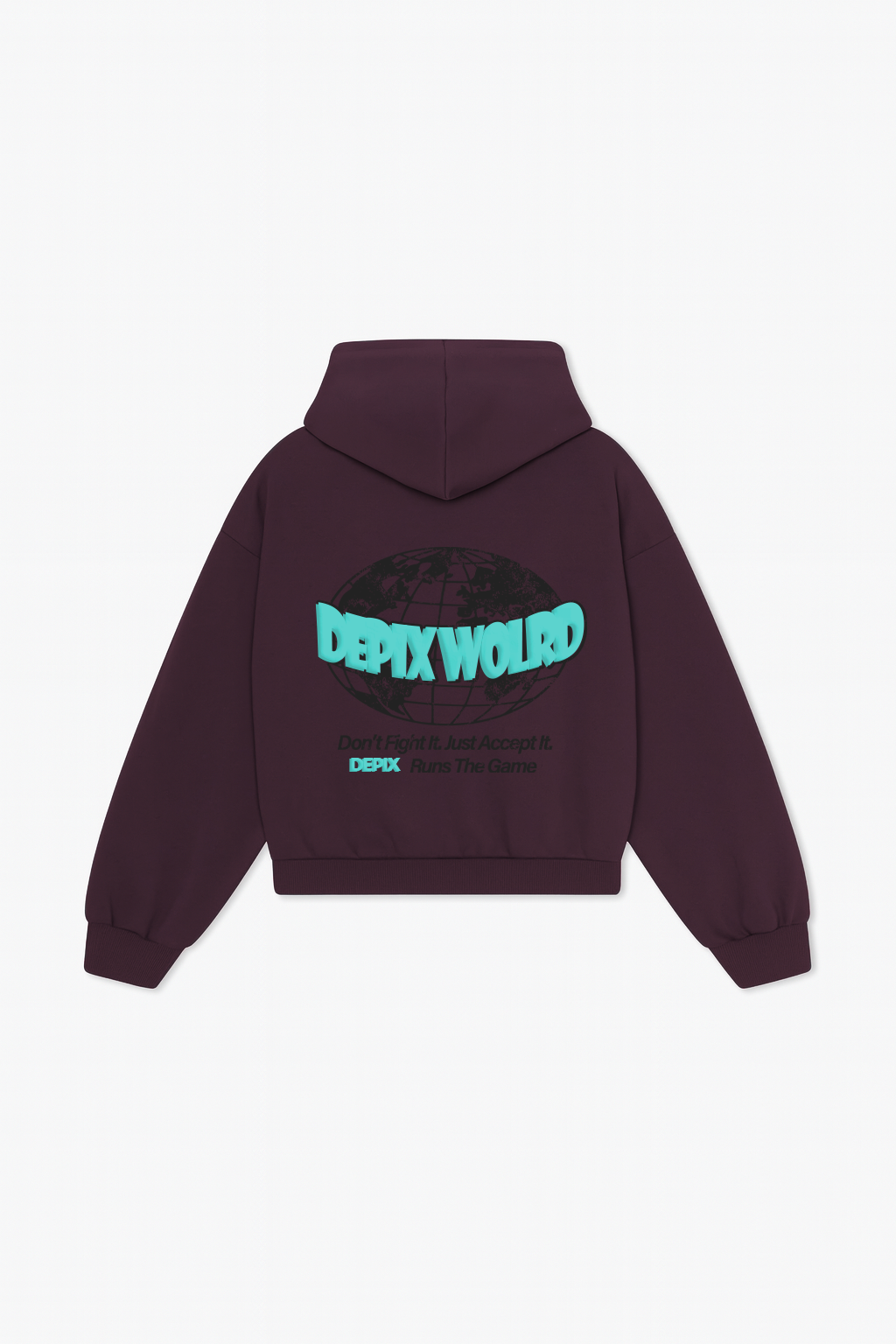 Burgundy DepixWorld Hoodie