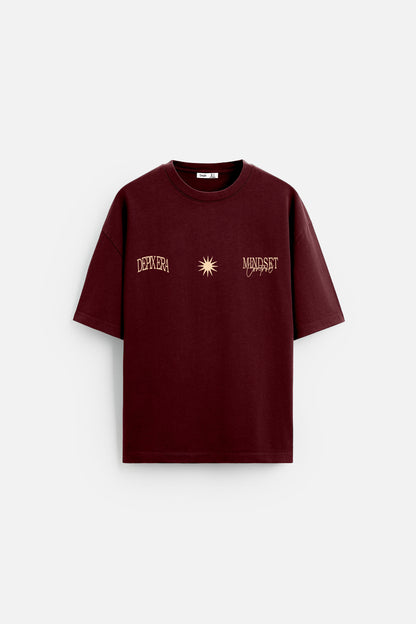 Mindset  - Maron - T-shirt