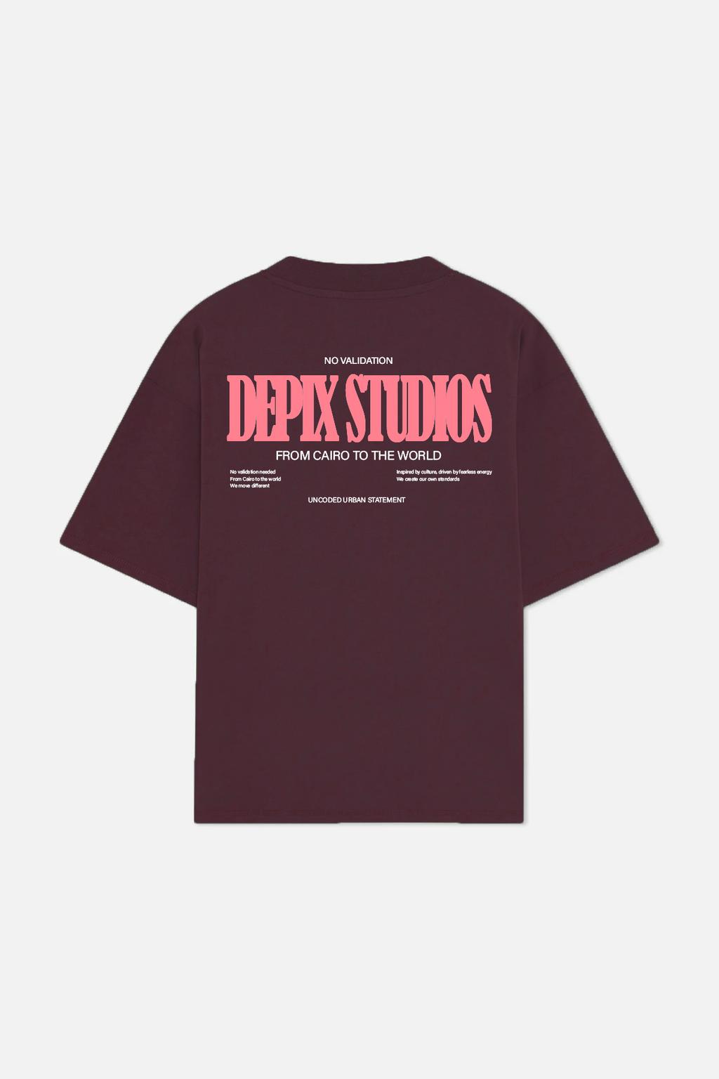Move Different Burgundy T-Shirt