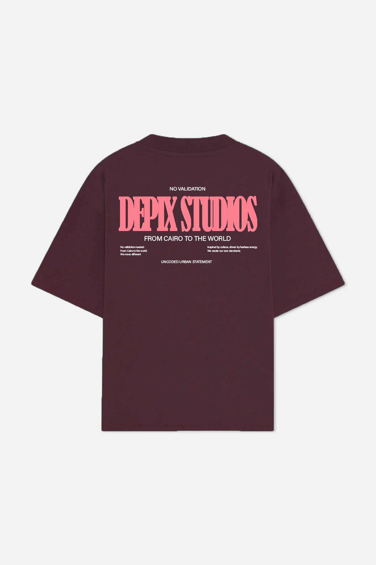 Move Different Burgundy T-Shirt