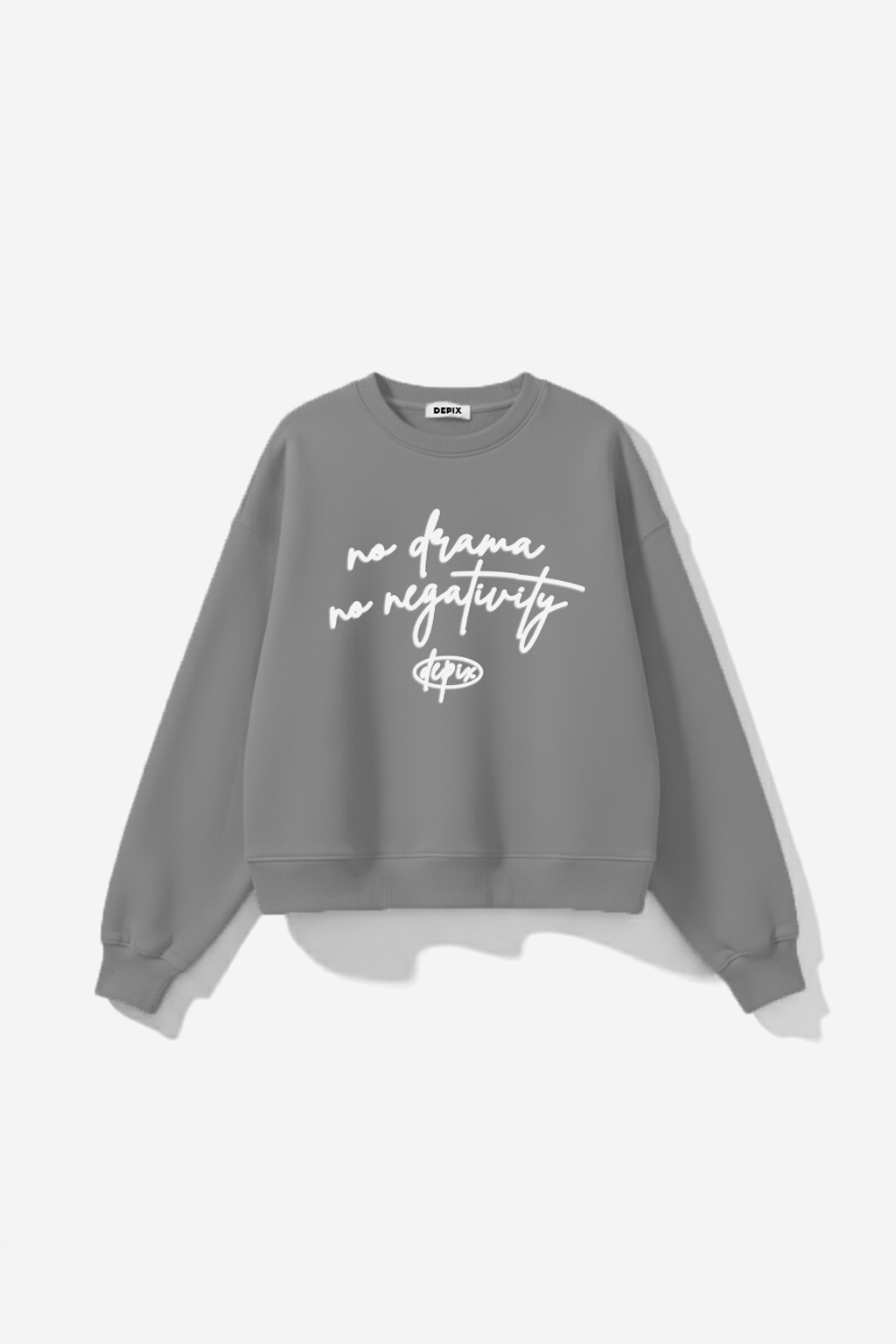 No Drama Gray Crewneck