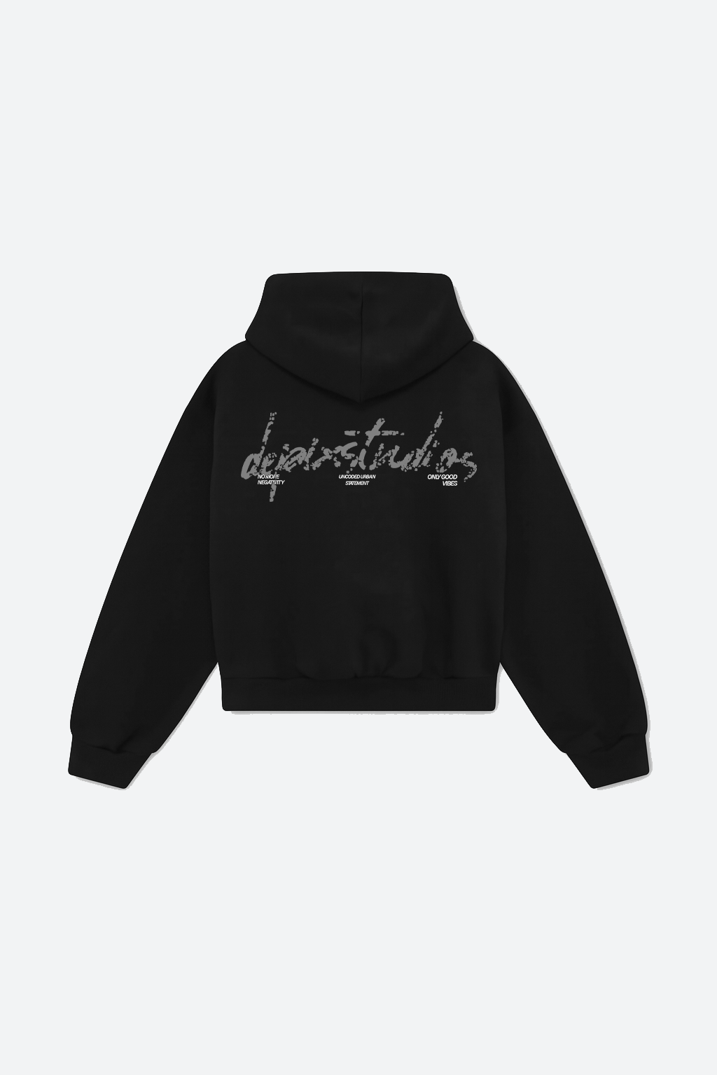 Black - Depix Studios Puff Hoodie