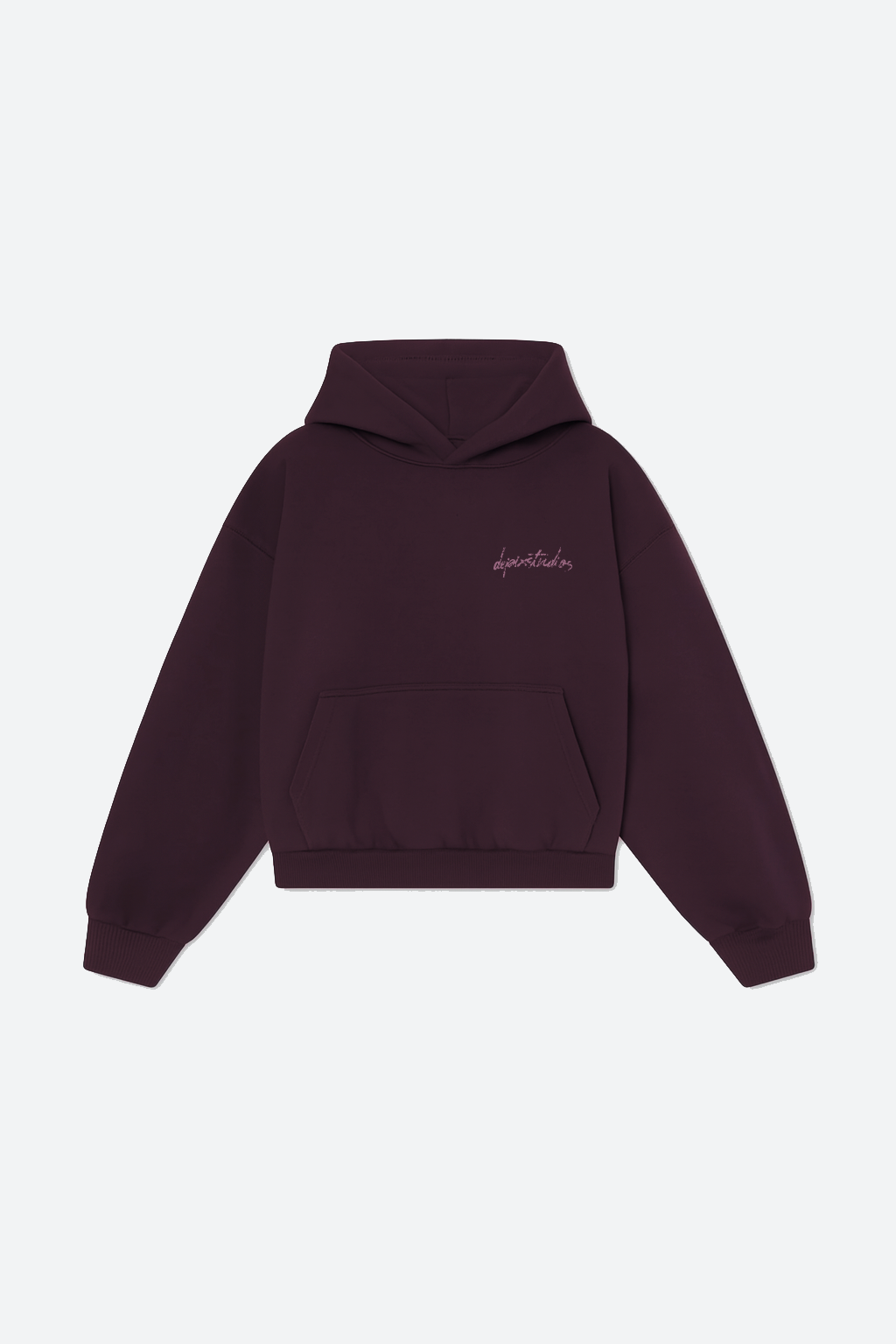Burgundy - Depix Studios Puff Hoodie
