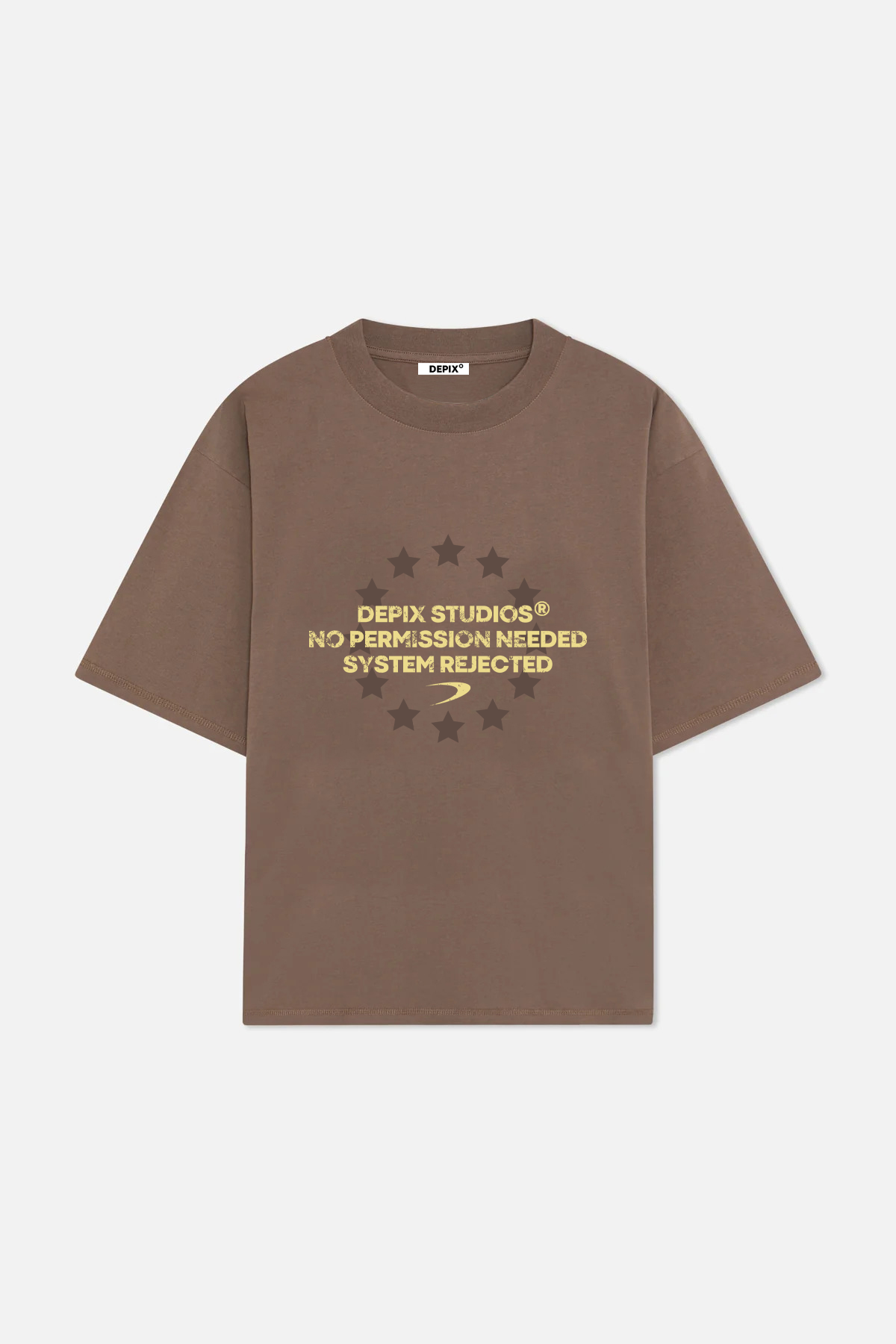 System Rejected Brown T-Shirt