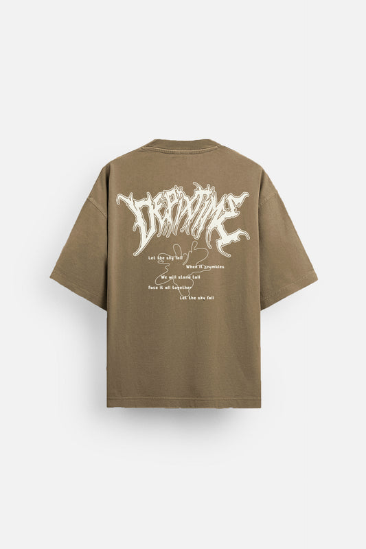 Sky fall - Brown - T-shirt
