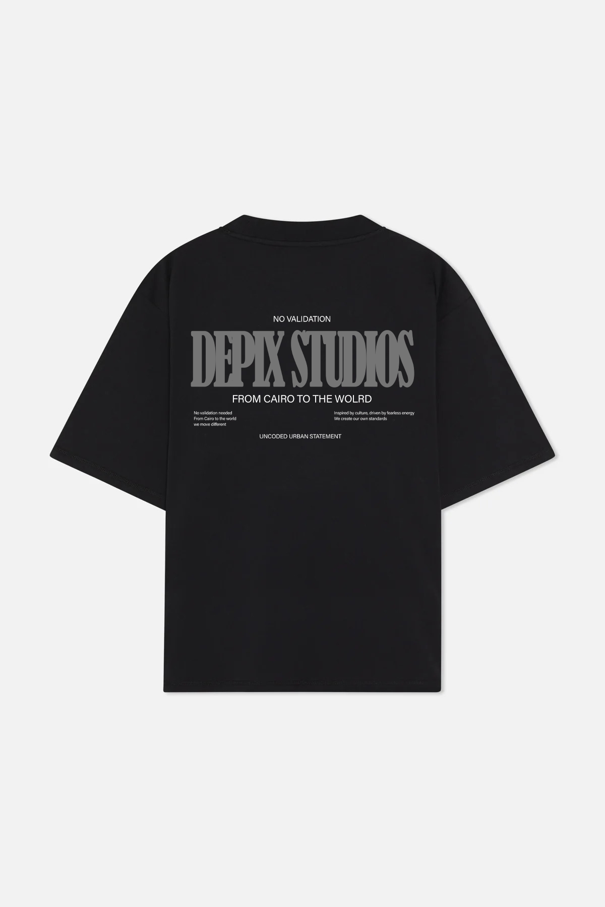 Move Different Black T-Shirt