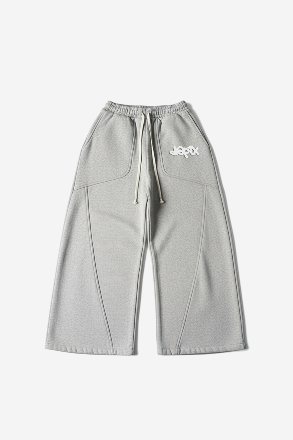 Light Gray Depix Rubber Sweatpants